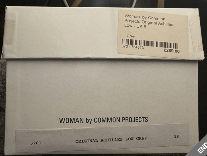 Common Projects WOMAN BY COMMON PROJECTS ORIGINAL ACHILLES LOW GREY EU 38 Size US 8 / IT 38 - 8 Thumbnail