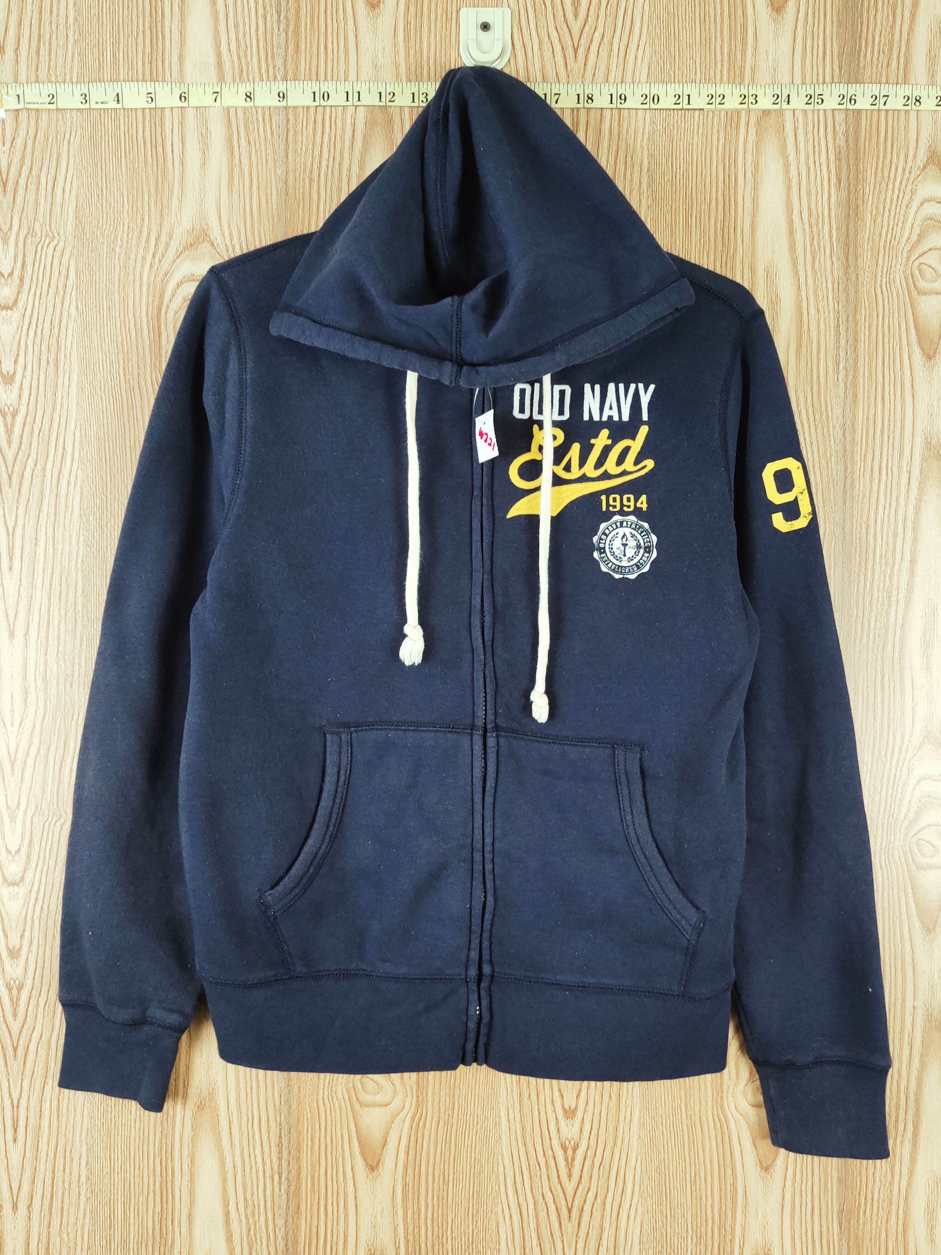 Japanese Brand Old Navy Dark Blue Hoodie Sweaters #W421 Size US XS / EU 42 / 0 - 1 Thumbnail
