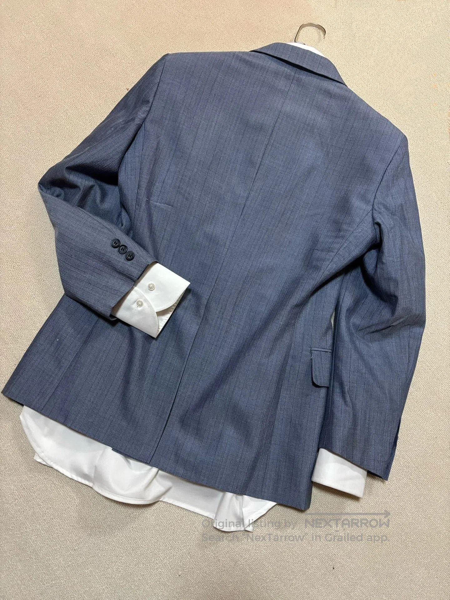 Burberry Burberry Men's Gray-Blue Single-Breasted Suit. Size US M / EU 48-50 / 2 - 8 Thumbnail