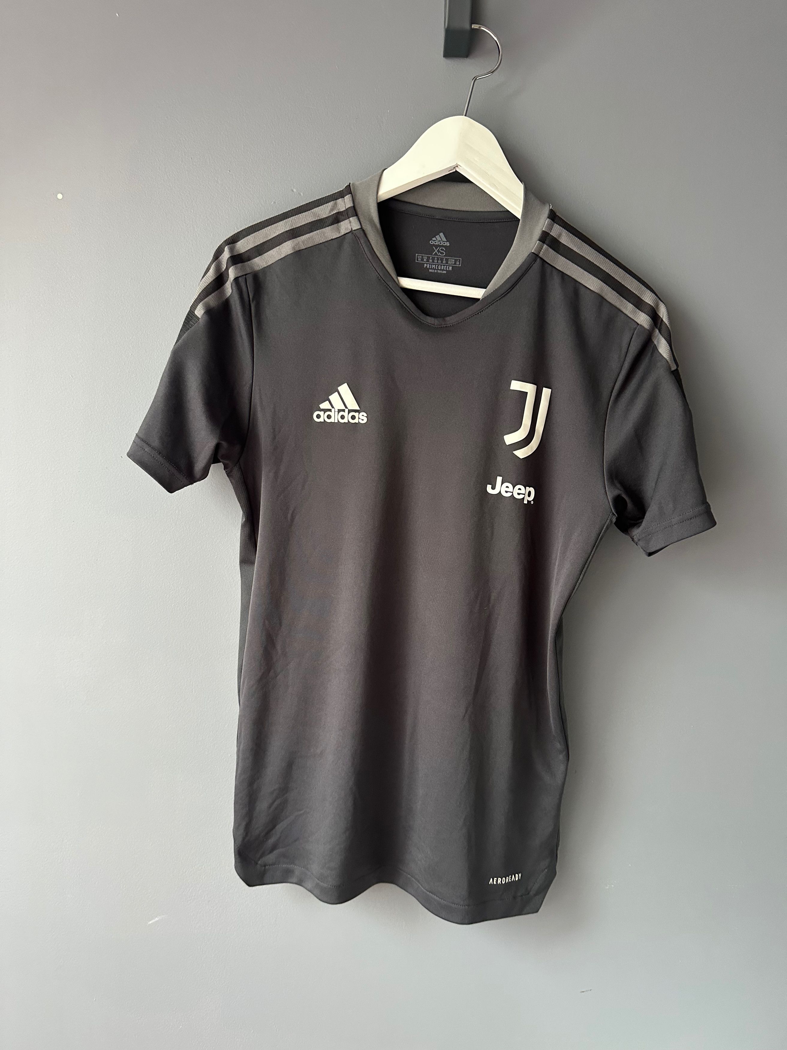 Adidas 2021 Adidas Juventus Training Jersey Gray XS soccer football Size US XS / EU 42 / 0 - 2 Thumbnail