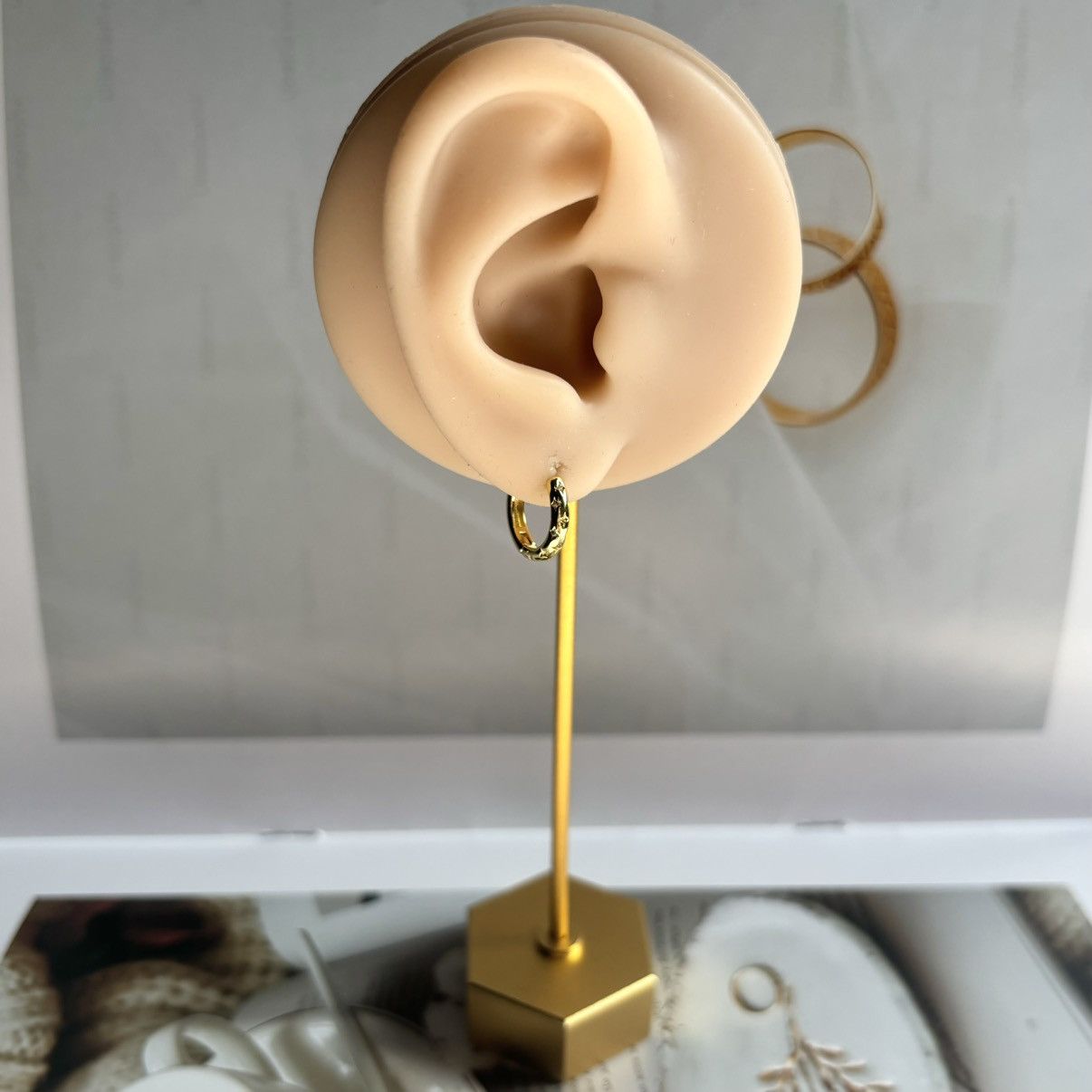 Other Star Small Hoop Earrings for Women Men Unisex Earrings Size ONE SIZE - 5 Thumbnail