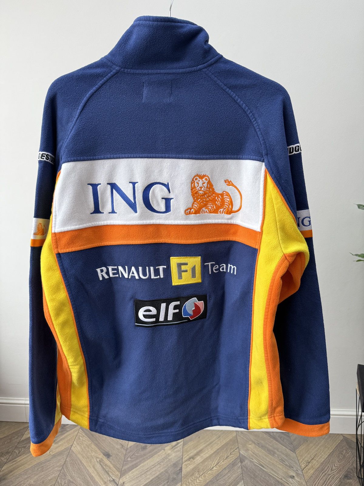 Other Vintage Renault F1 Team ING Fleece Jacket Size US L / EU 52-54 / 3 - 14 Thumbnail
