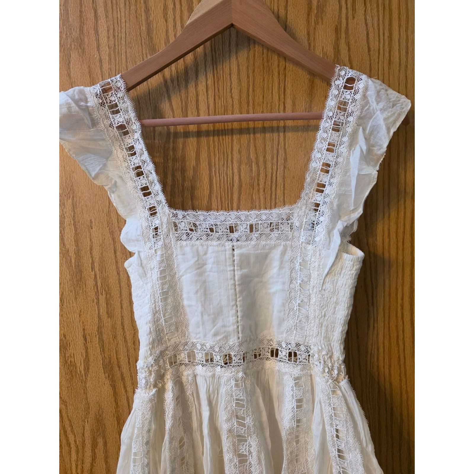 Free People Free People Spring Fling Top In Ivory Lace XS NWT Size XS / US 0-2 / IT 36-38 - 11 Thumbnail
