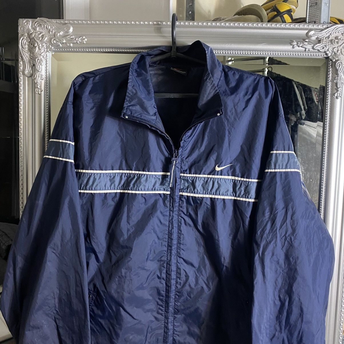 Nike Vintage Nike Track Jacket Full Zip Y2K 90s Swoosh Size US S / EU 44-46 / 1 - 2 Thumbnail