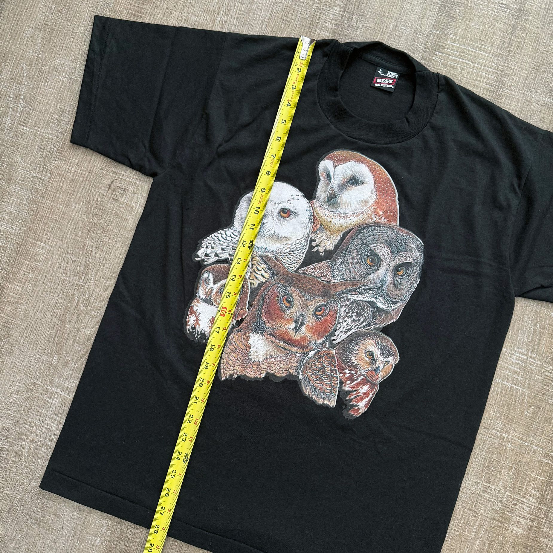 Vintage 1995 Vintage Owl Tee Size US L / EU 52-54 / 3 - 7 Thumbnail