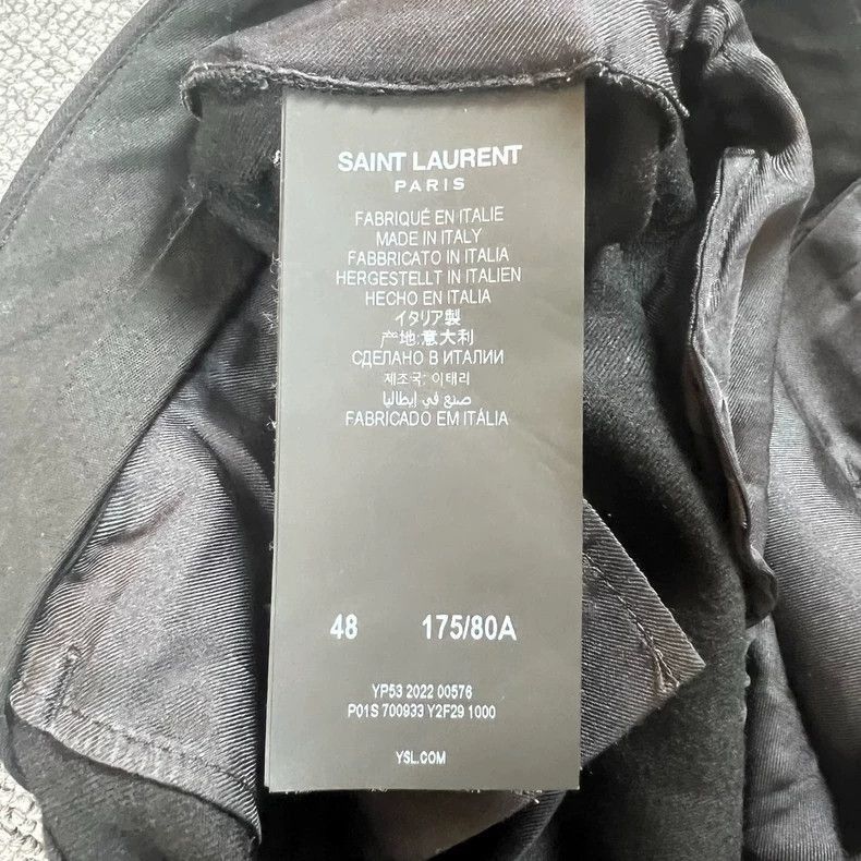 Saint Laurent Paris Saint Laurent Paris 23SS wool micro flared suit pants-2506 Size US 32 / EU 48 - 4 Thumbnail