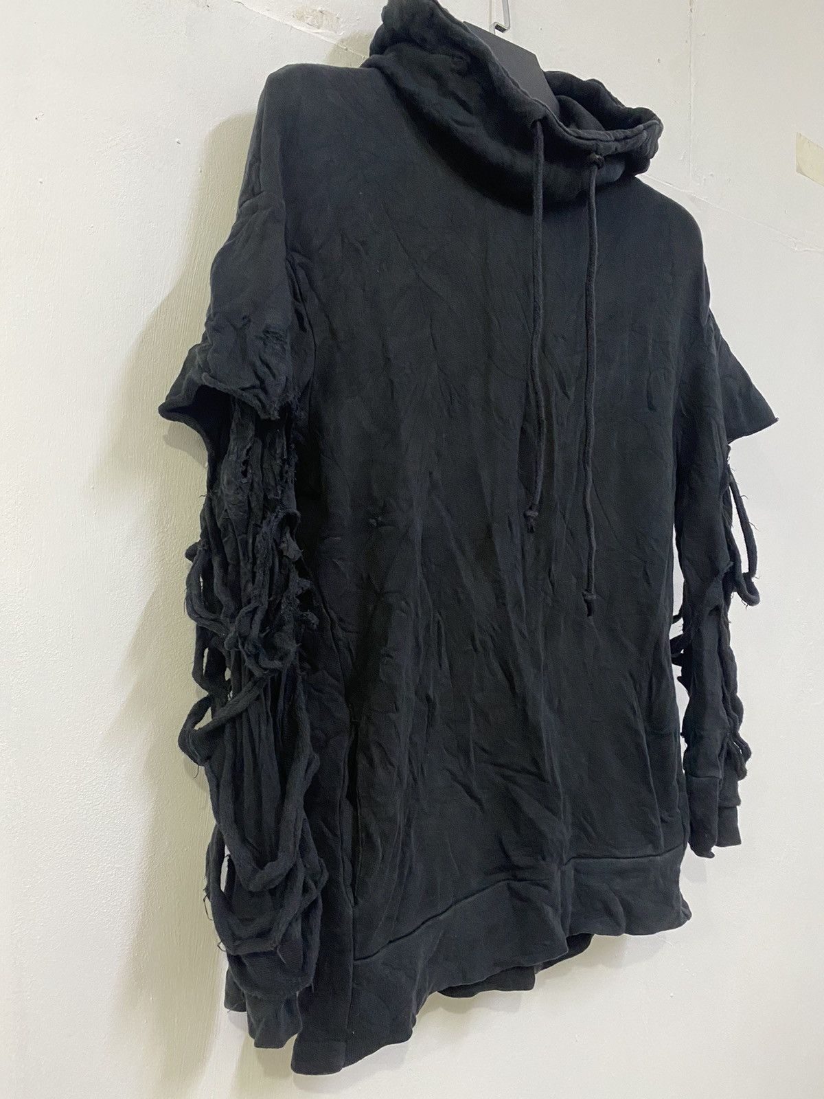 Deluxeware × Japanese Brand × Seditionaries 💥 DESTROYED DAMAGE STYLE PUNK GOTH DESIGN PLAIN HOODIE Size US S / EU 44-46 / 1 - 2 Thumbnail