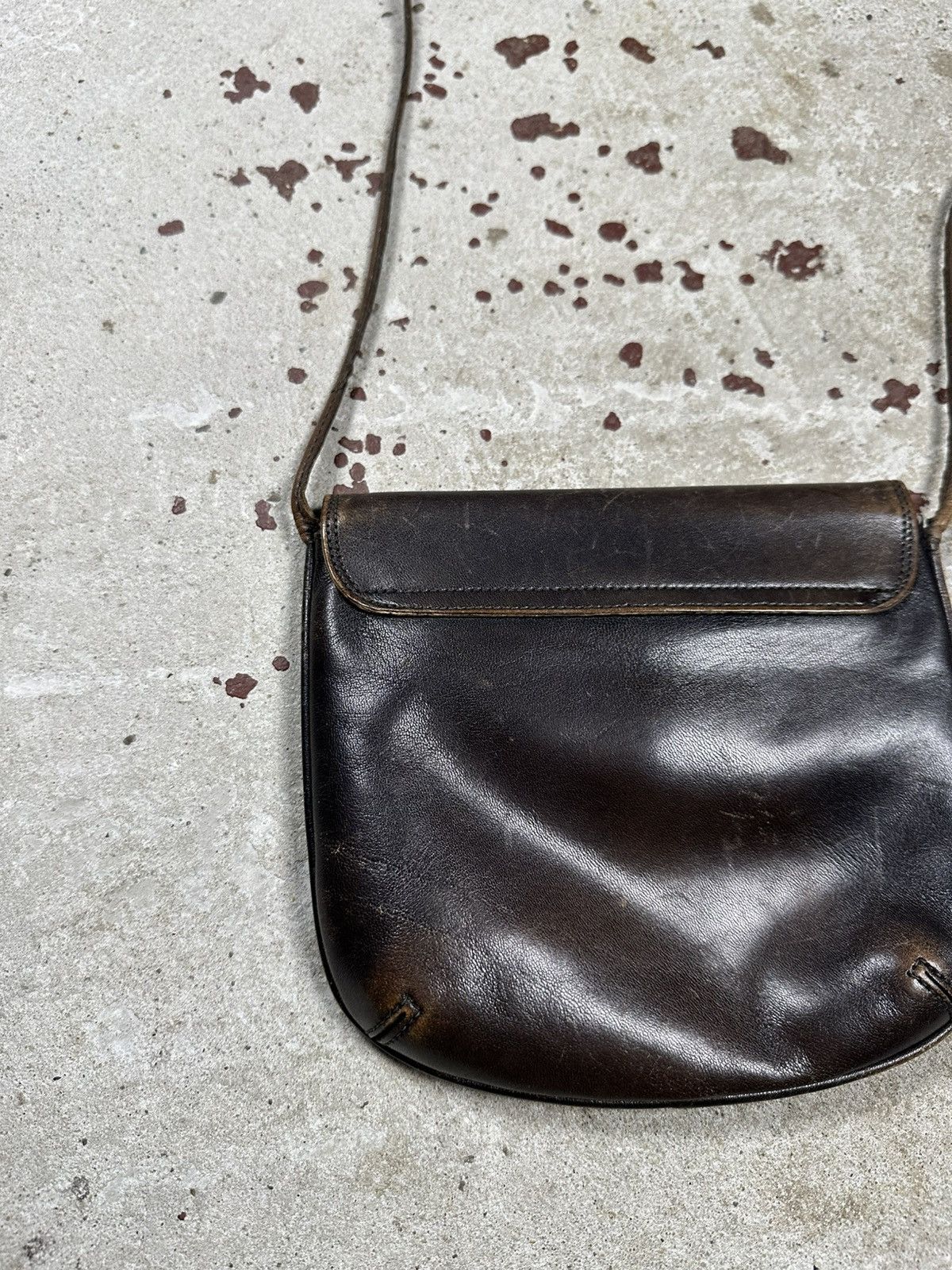 Etienne Aigner Vintage 90s Etienne Aigner Brown Leather Small Messenger Size ONE SIZE - 9 Thumbnail