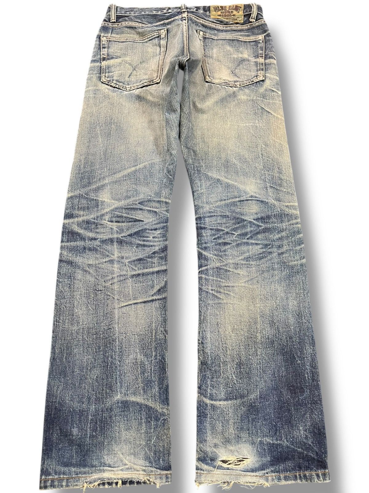 Blue Blue Japan Vintage Blue Blue Japan Selvedge Mudwash Distressed Denim Size US 32 / EU 48 - 6 Thumbnail