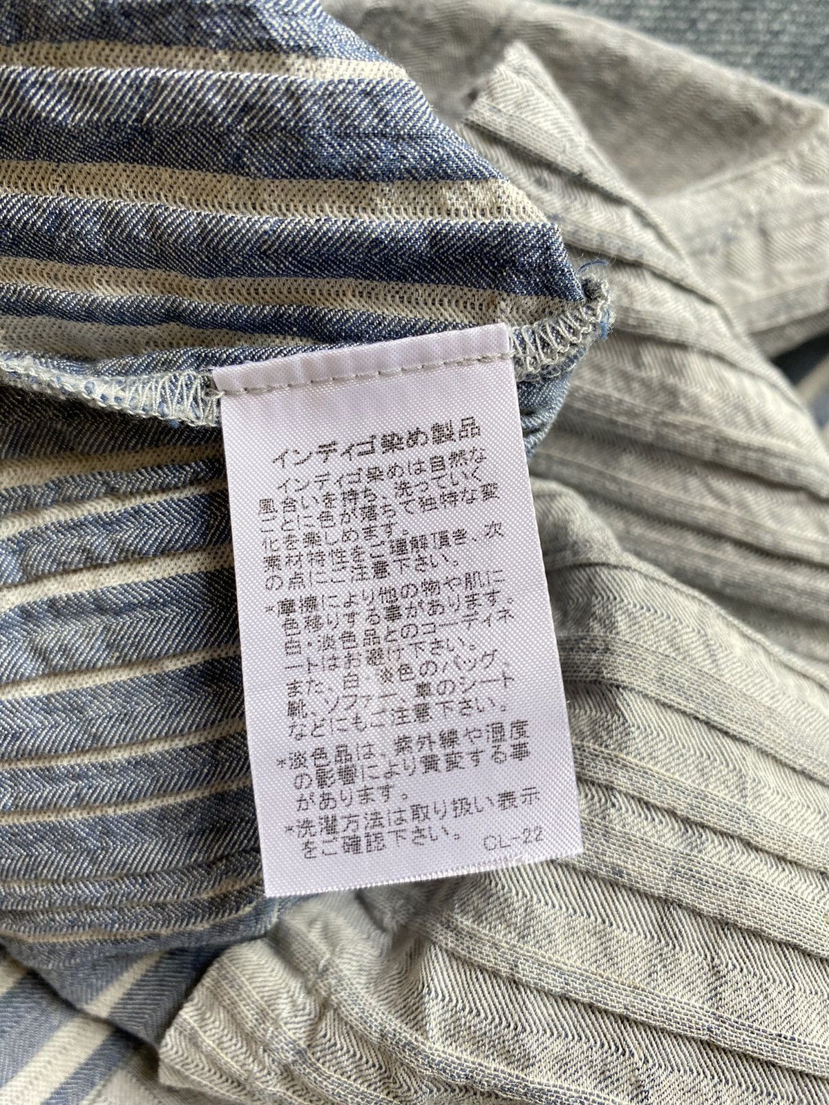 Issey Miyake Plantation Gray Pleated Blouse Size M / US 6-8 / IT 42-44 - 16 Thumbnail