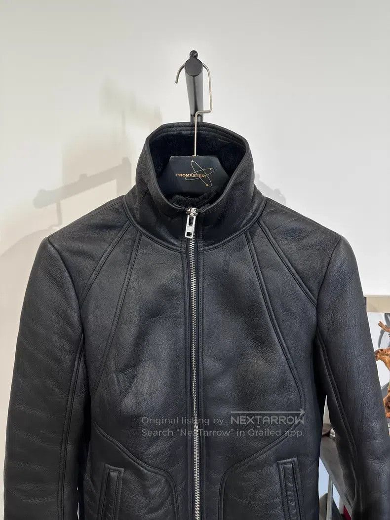 Rick Owens Rick Owens Fur collar leather jacket Size US S / EU 44-46 / 1 - 6 Thumbnail