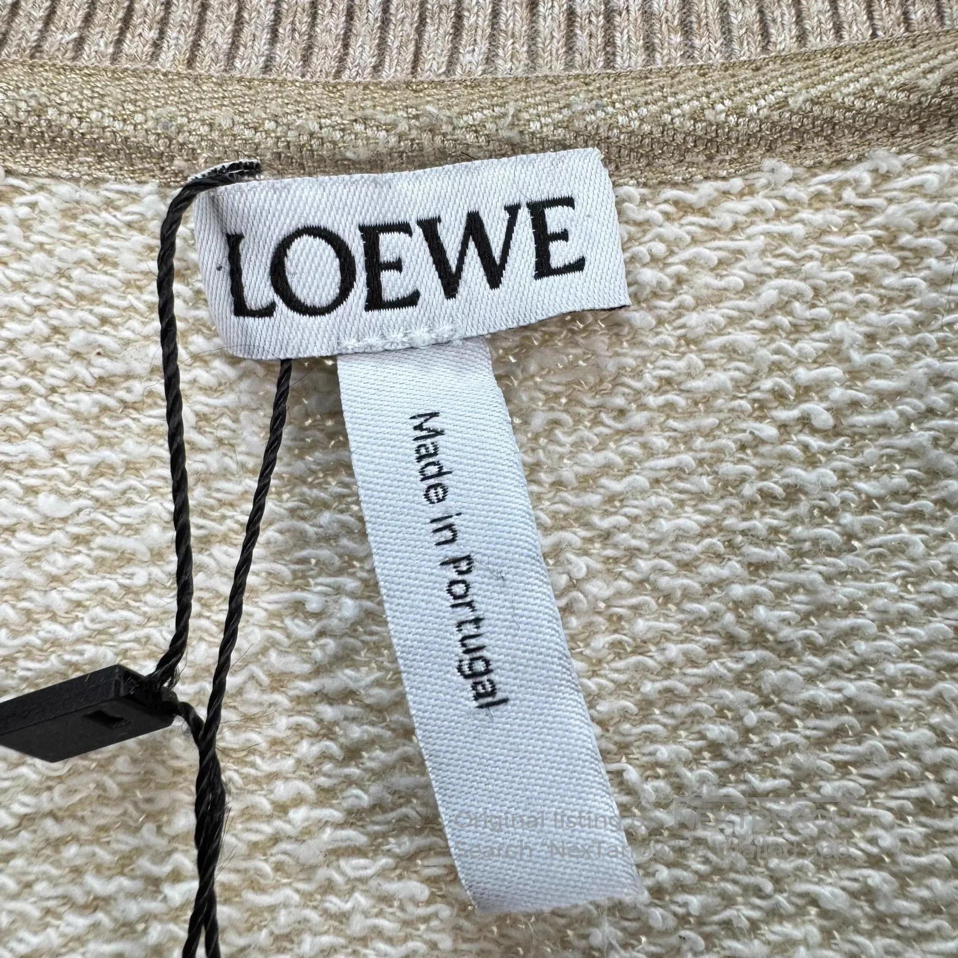 Loewe Beige Sweatshirt with Floral Patch Design - Size M. Size US M / EU 48-50 / 2 - 5 Thumbnail