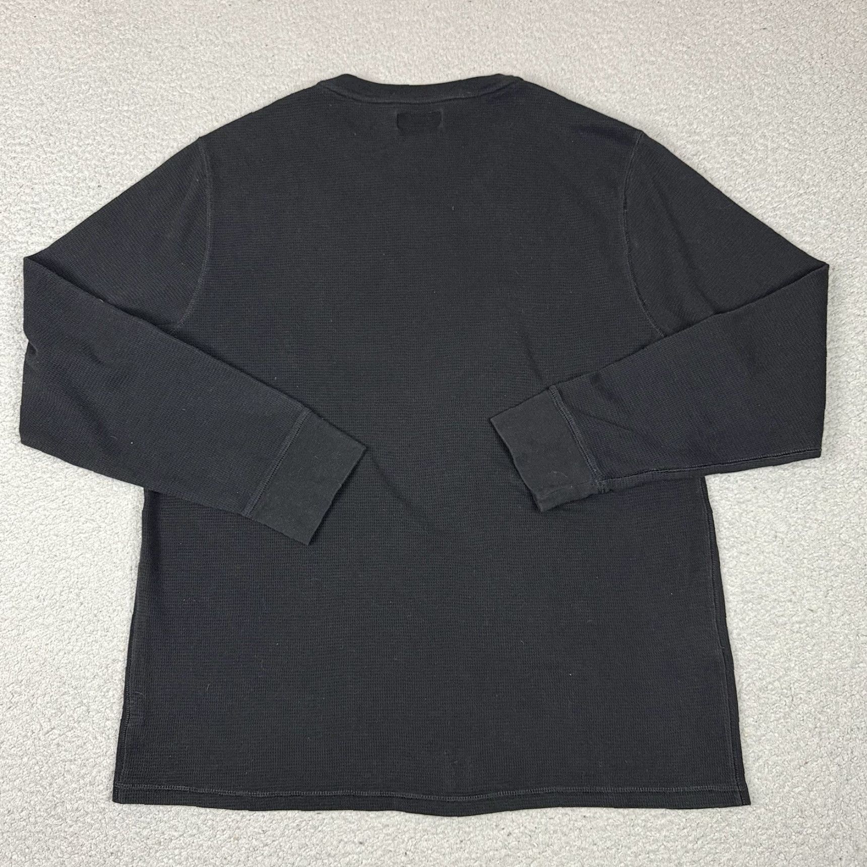 Ralph Lauren Polo Ralph Lauren Shirt Mens XL Black Thermal Long Sleeve Waffle Top Casual Pony Size US XL / EU 56 / 4 - 5 Thumbnail
