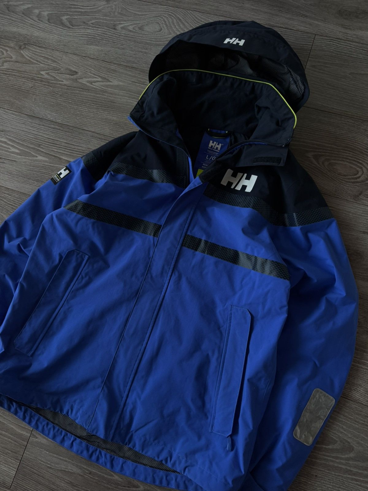 Helly Hansen ‼️Pro Helly Hansen Waterproof Kill Cord ,Cuffs Tech Jacket‼️ Size US L / EU 52-54 / 3 - 9 Thumbnail