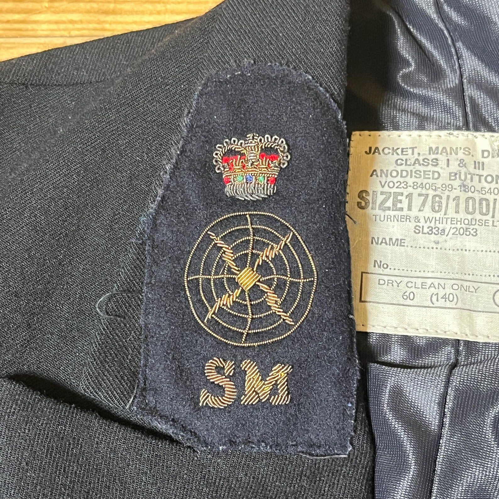 Other Vintage Royal Navy Blazer Submarine Insignia Size 40R - 7 Thumbnail