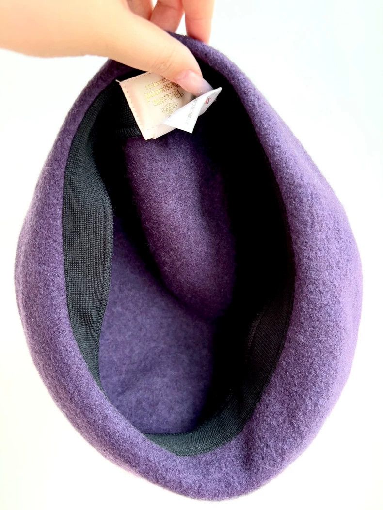 Vivienne Westwood Vivienne Westwood Old dark purple Saturn berets Size ONE SIZE - 4 Thumbnail
