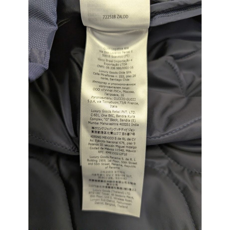 Gucci o1rshd1 Nylon Canvas GG Jumbo Gilet in Navy Size US M / EU 48-50 / 2 - 22 Thumbnail