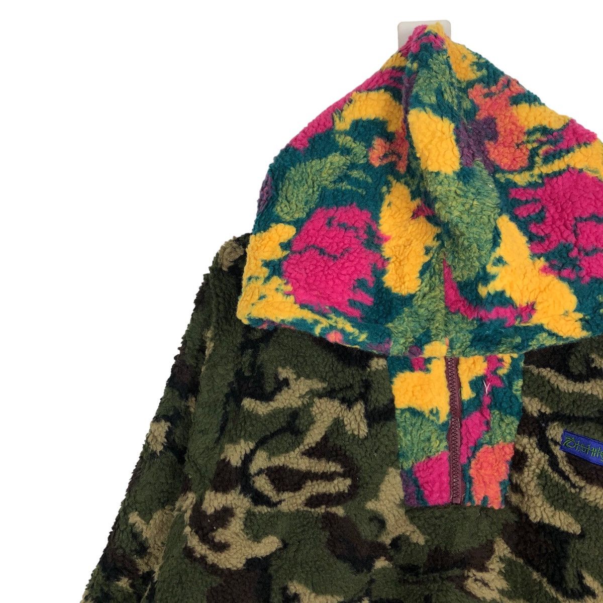 Japanese Brand VINTAGE CAMO FLEECE JACKET RARE COLOUR DISINTEGRATION JAPAN Size US XL / EU 56 / 4 - 6 Thumbnail