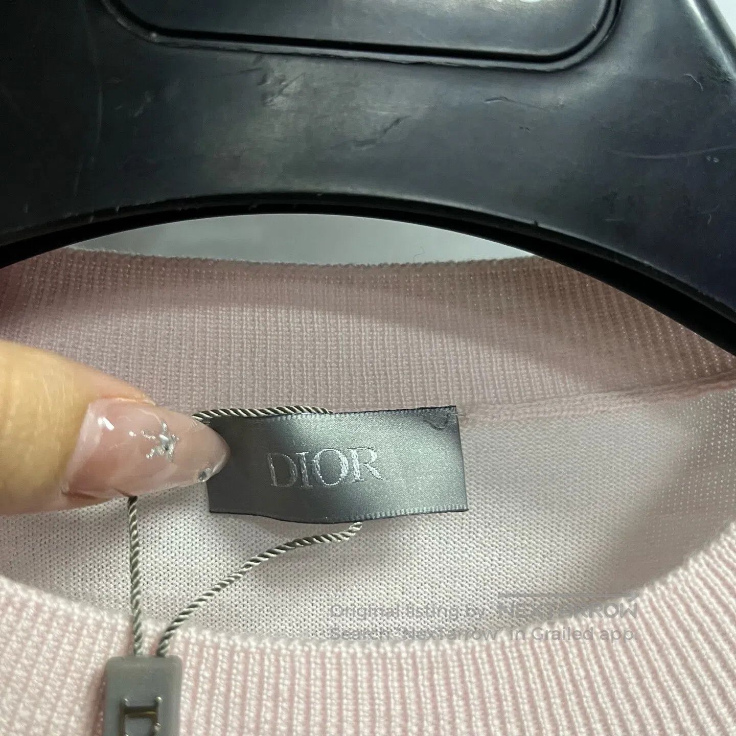 Dior Dior Long-sleeved wool knit sweater in plain stitch| Size S / US 4 / IT 40 - 2 Thumbnail