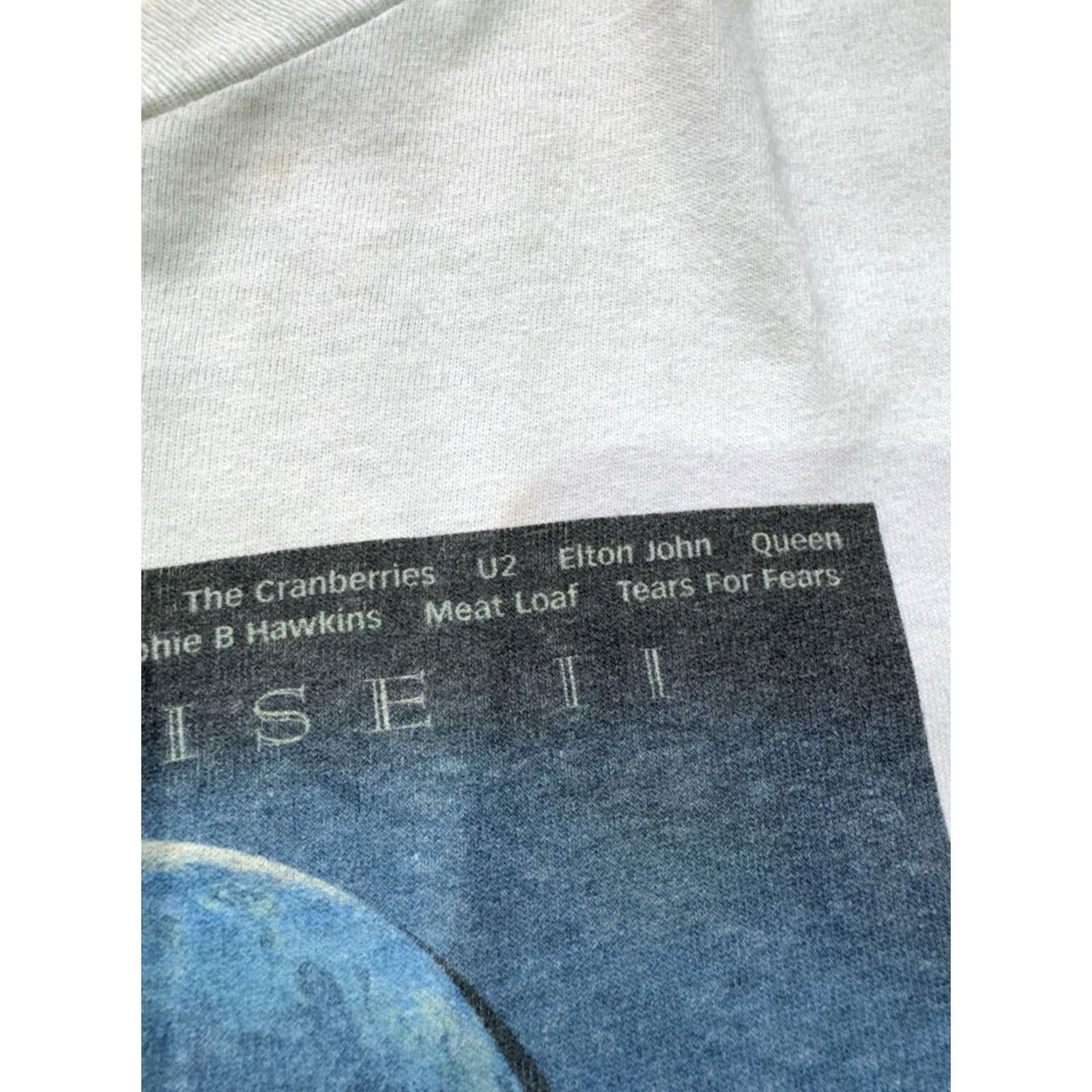 Vintage Rare Vintage Promo Earthrise II Rock / Pop T-shirt White L Shirts Mens Size US L / EU 52-54 / 3 - 7 Thumbnail