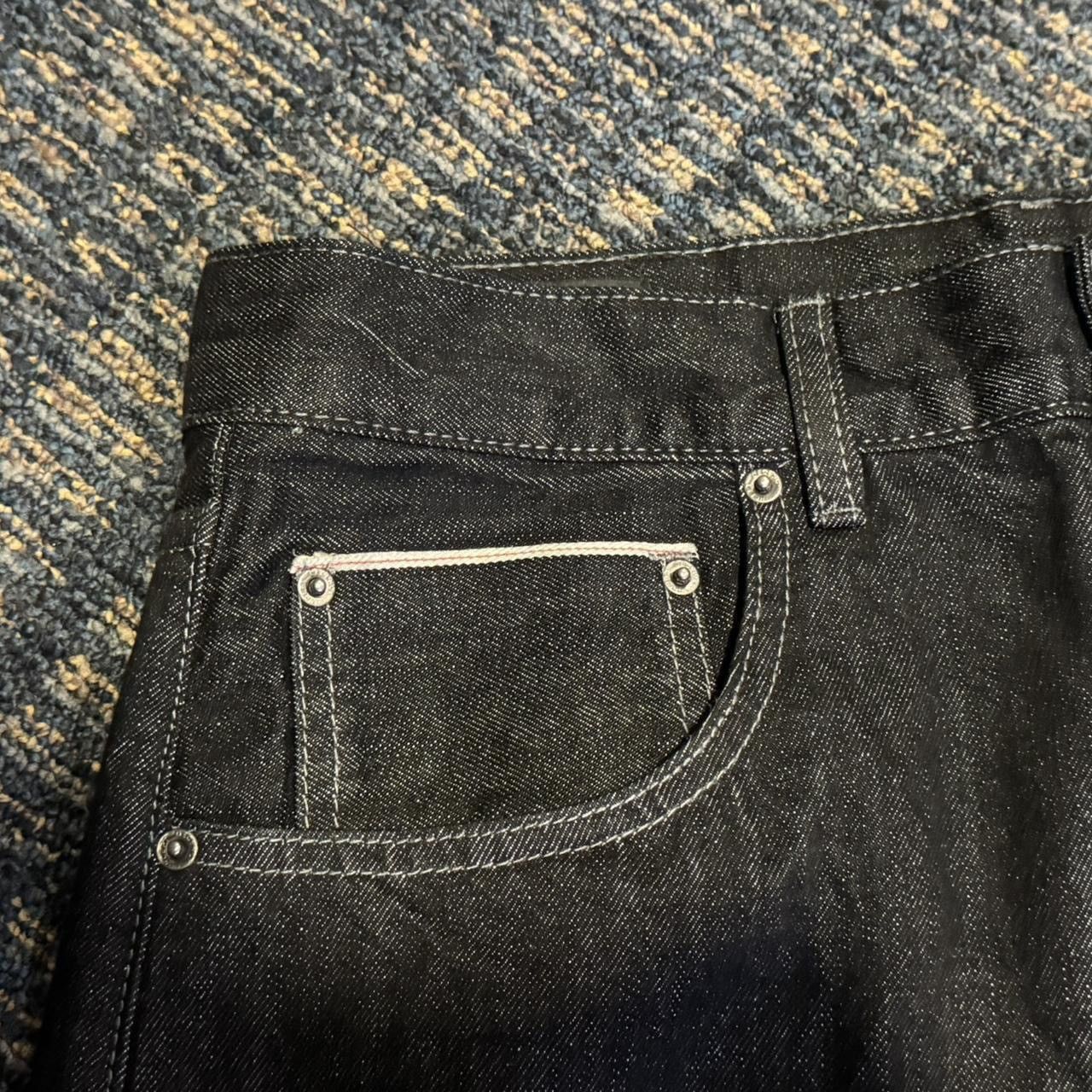 Other Black Japanese Selvedge Denim - 14oz Baggy Jeans Size 32 Size US 32 / EU 48 - 5 Thumbnail