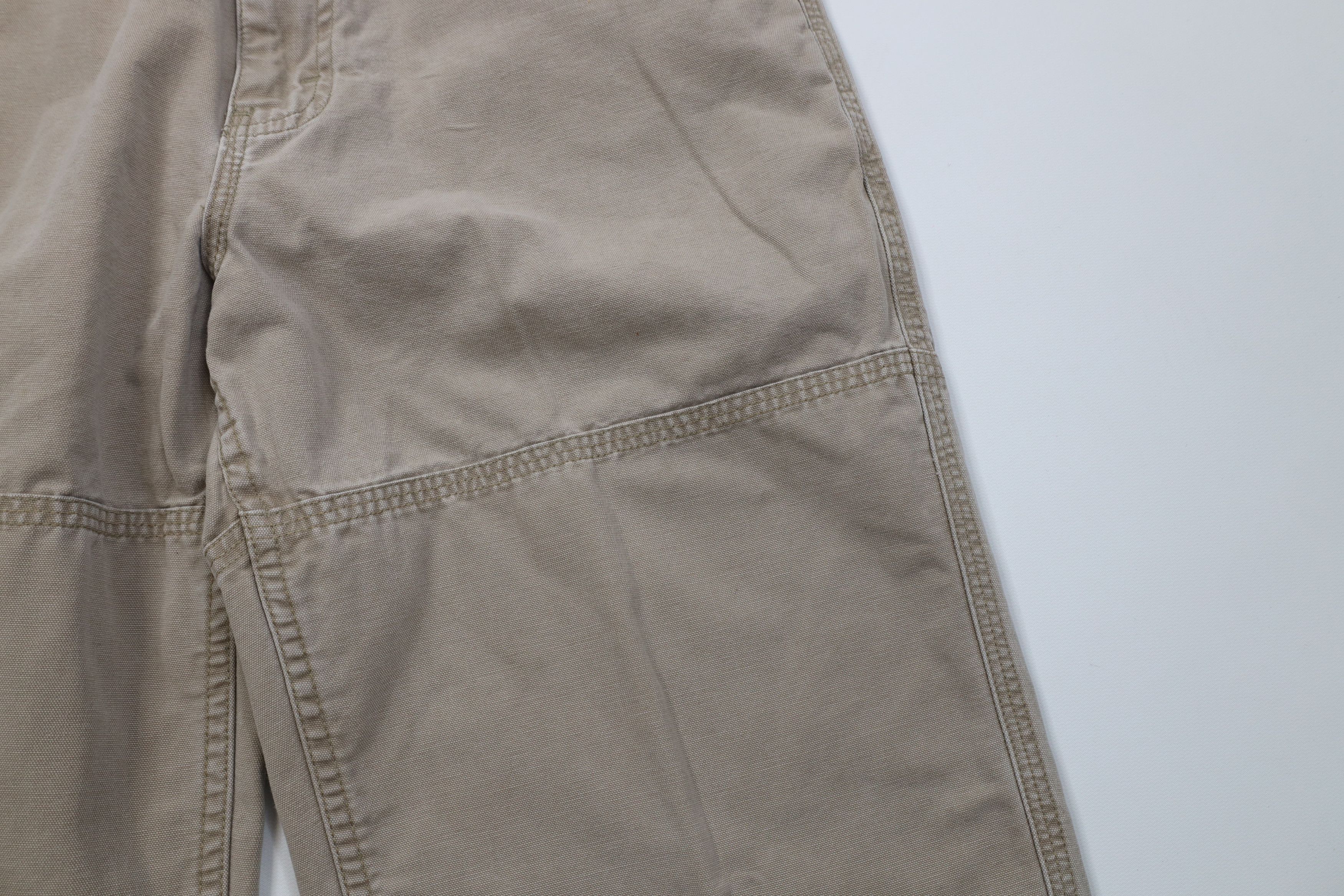 Eddie Bauer Vintage Y2K Eddie Bauer Knee Wide Leg Pants Canvas Beige Size US 32 / EU 48 - 8 Thumbnail