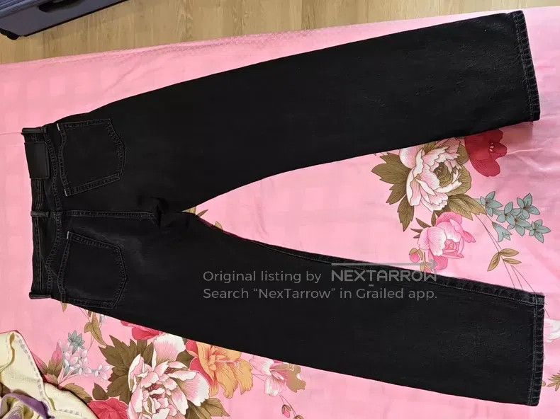 Acne Studios Acne Studios Black straight-leg pants Size US 28 / EU 44 - 2 Thumbnail