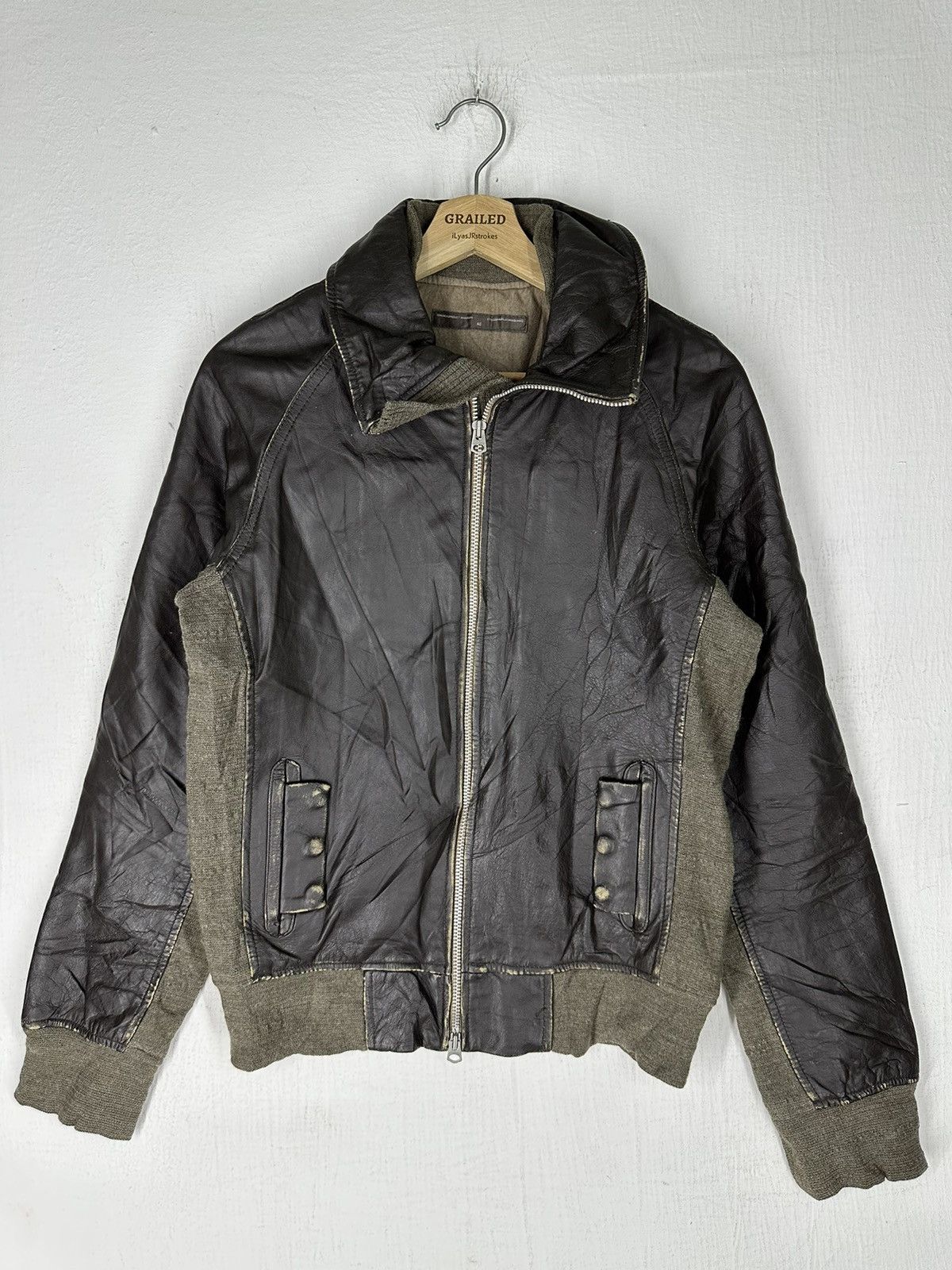 Japanese Brand AG Biker Punk Jacket Size US S / EU 44-46 / 1 - 1 Thumbnail