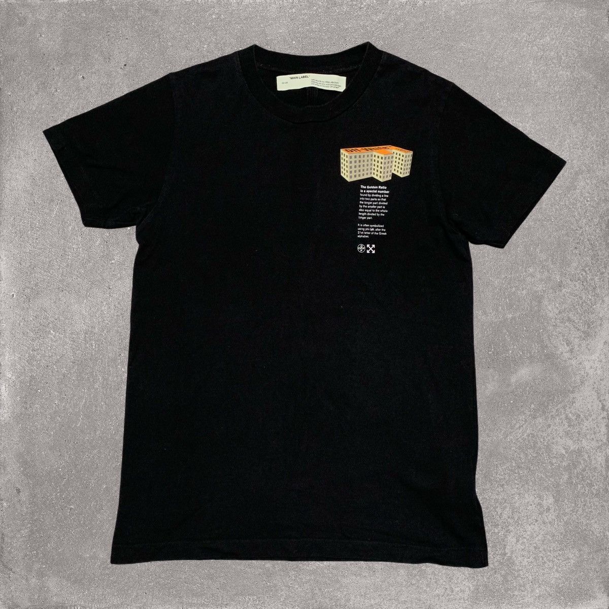 Off-White Off White Medium Rationalism Black Tee Virgil Abloh Size US M / EU 48-50 / 2 - 2 Thumbnail