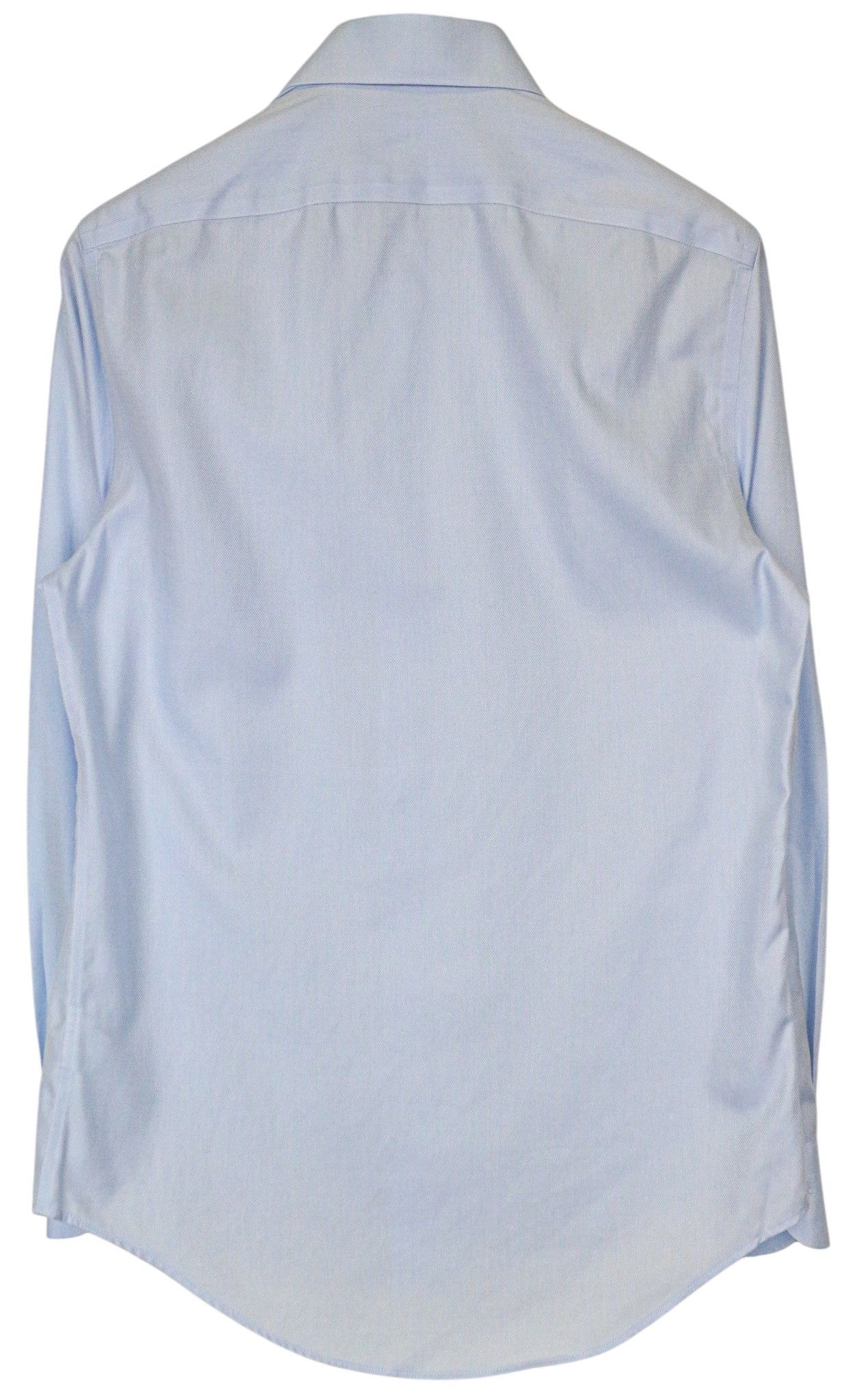 Suitsupply 37/14 1/2 Slim Blue Cotton Cutaway Shirt 79370 Size 38R - 10 Thumbnail
