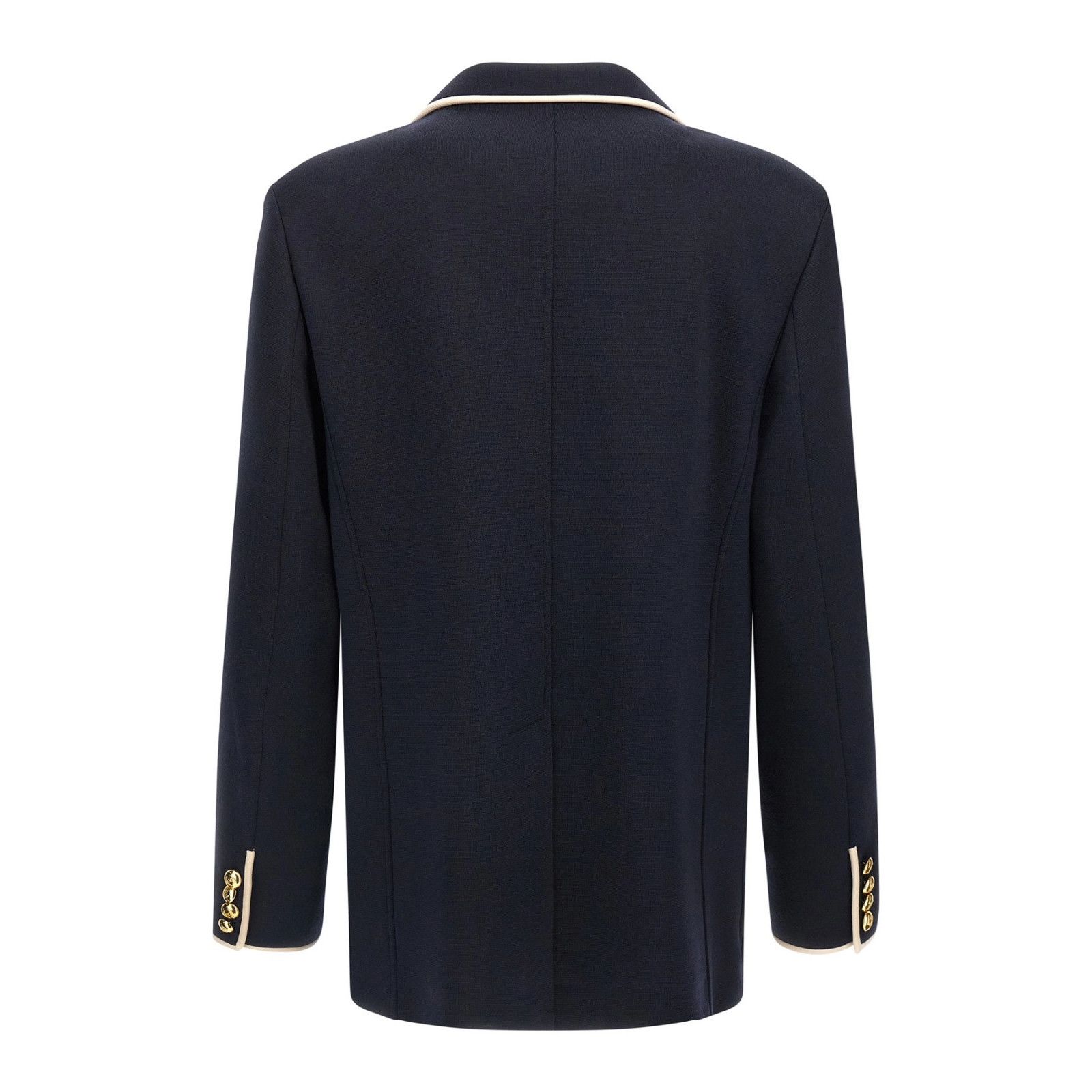 Valentino VALENTINO Double-Breasted Blue Wool Blazer New & Authentic ( Size US M / EU 48-50 / 2 - 2 Thumbnail