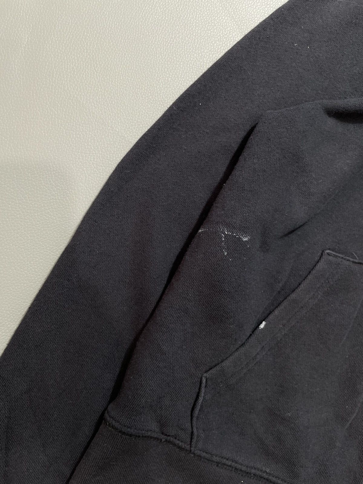 Le Grande Bleu (L.G.B.) Japan unqlo Black Distressed zip Fur Hoodie ifsix lgb style Size US S / EU 44-46 / 1 - 2 Thumbnail