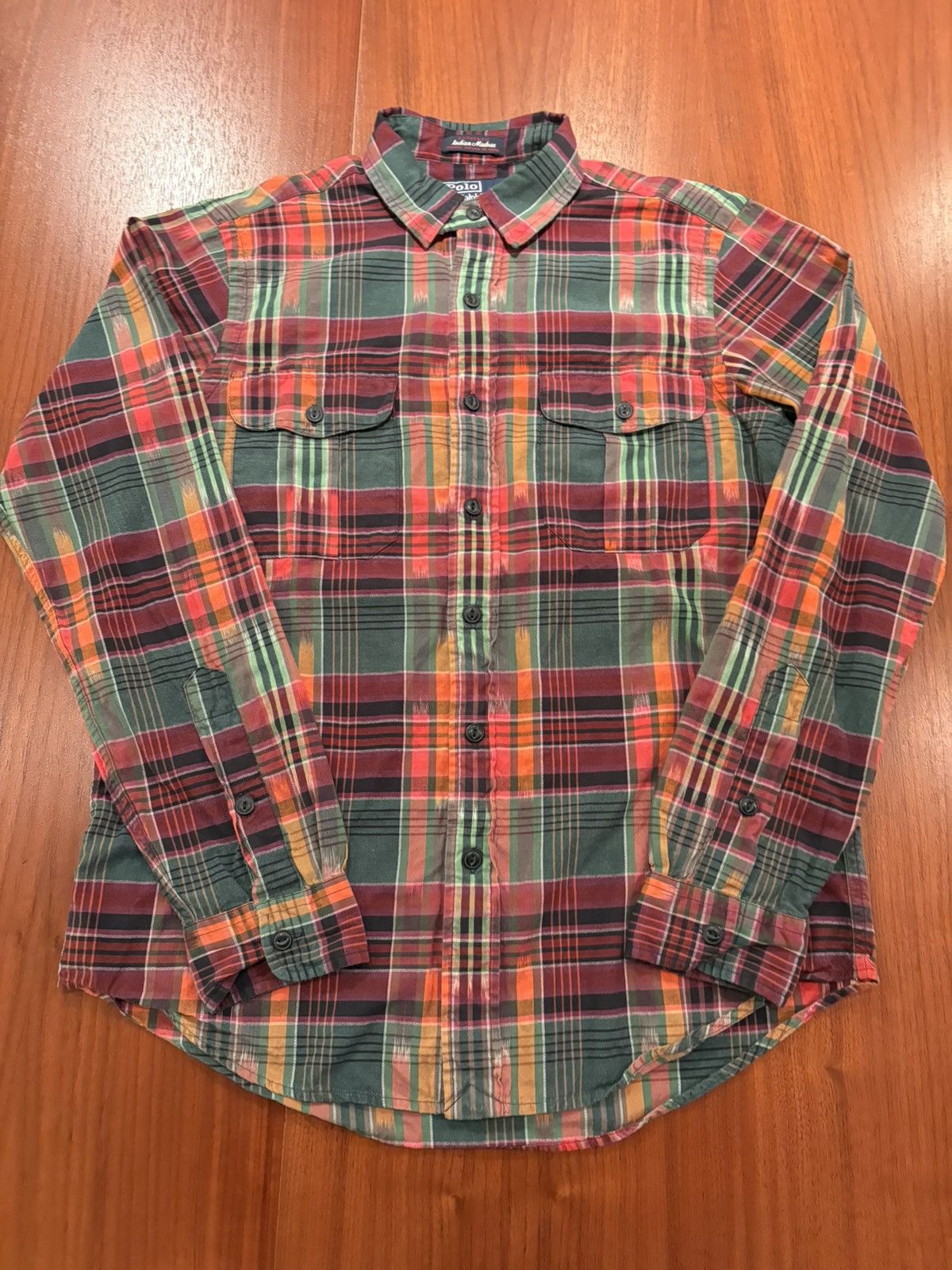 Polo Ralph Lauren Polo Ralph Lauren Madras Workshirt Small Size US S / EU 44-46 / 1 - 1 Thumbnail