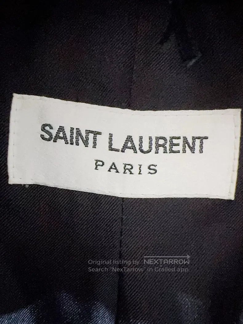 Saint Laurent Paris Saint Laurent Paris Velvet Smoking Jacket Size XXS / US 00 / IT 34 - 4 Thumbnail