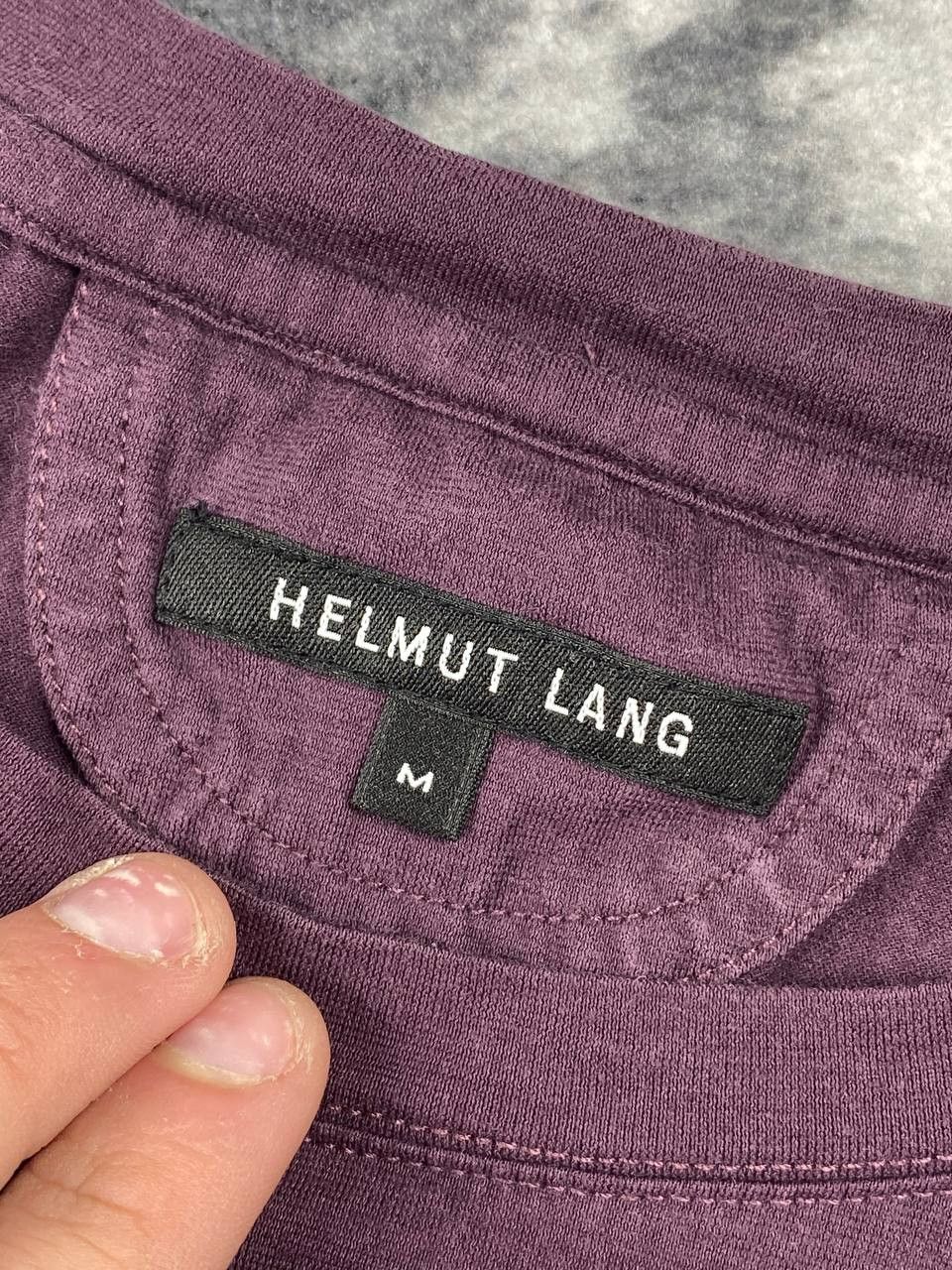 Helmut Lang Helmut Lang T Shirt Men Size M Purple Size US M / EU 48-50 / 2 - 6 Thumbnail