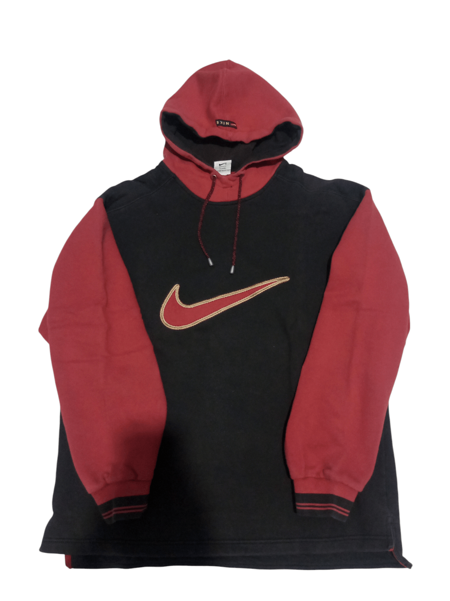 Vintage nike big Swoosh sun fadded hoodie
