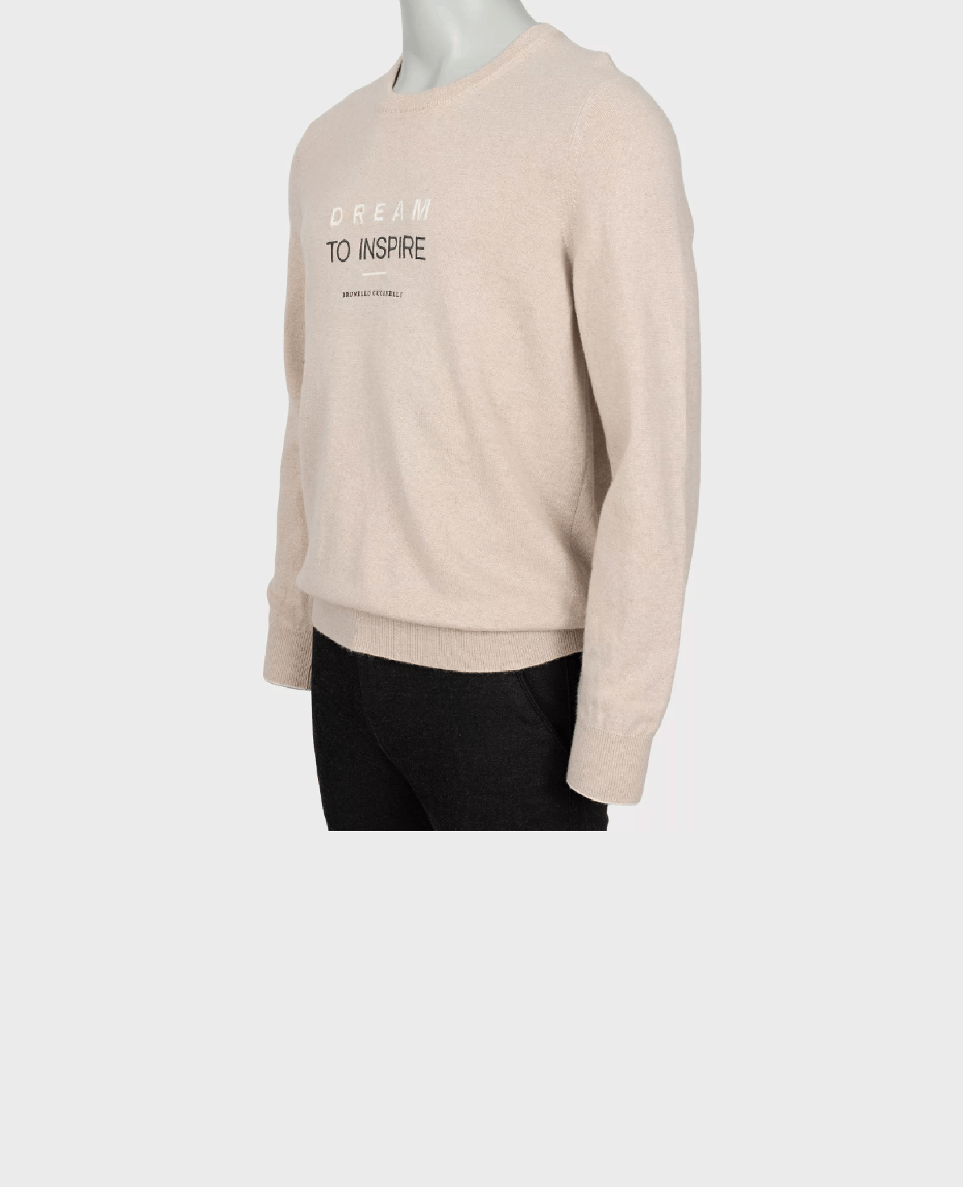 Brunello Cucinelli Brunello Cucinelli Men's Beige Cashmere Sweater Size US XL / EU 56 / 4 - 2 Thumbnail