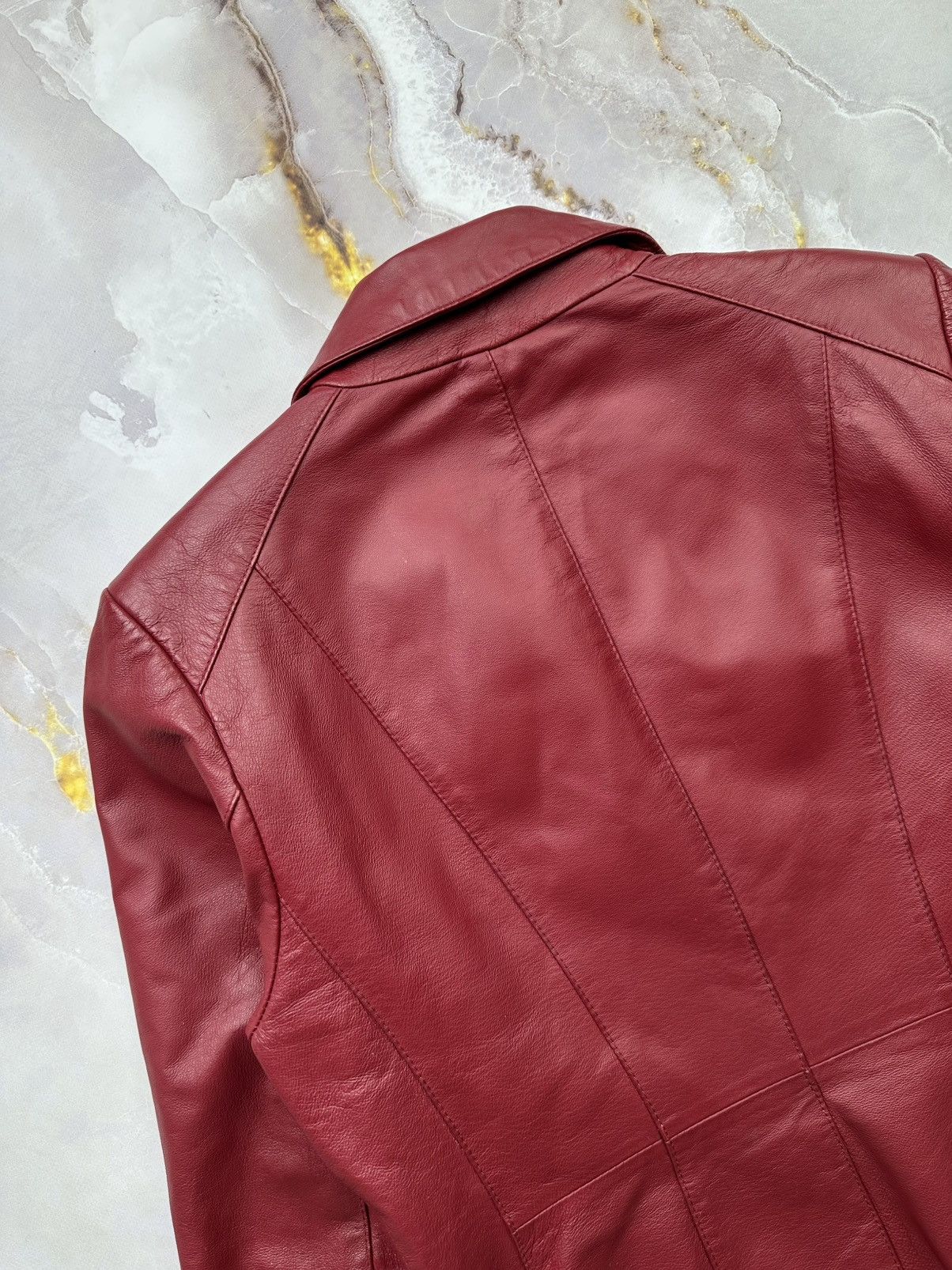 Japanese Brand Vintage Leather Jacket Size S / US 4 / IT 40 - 10 Thumbnail