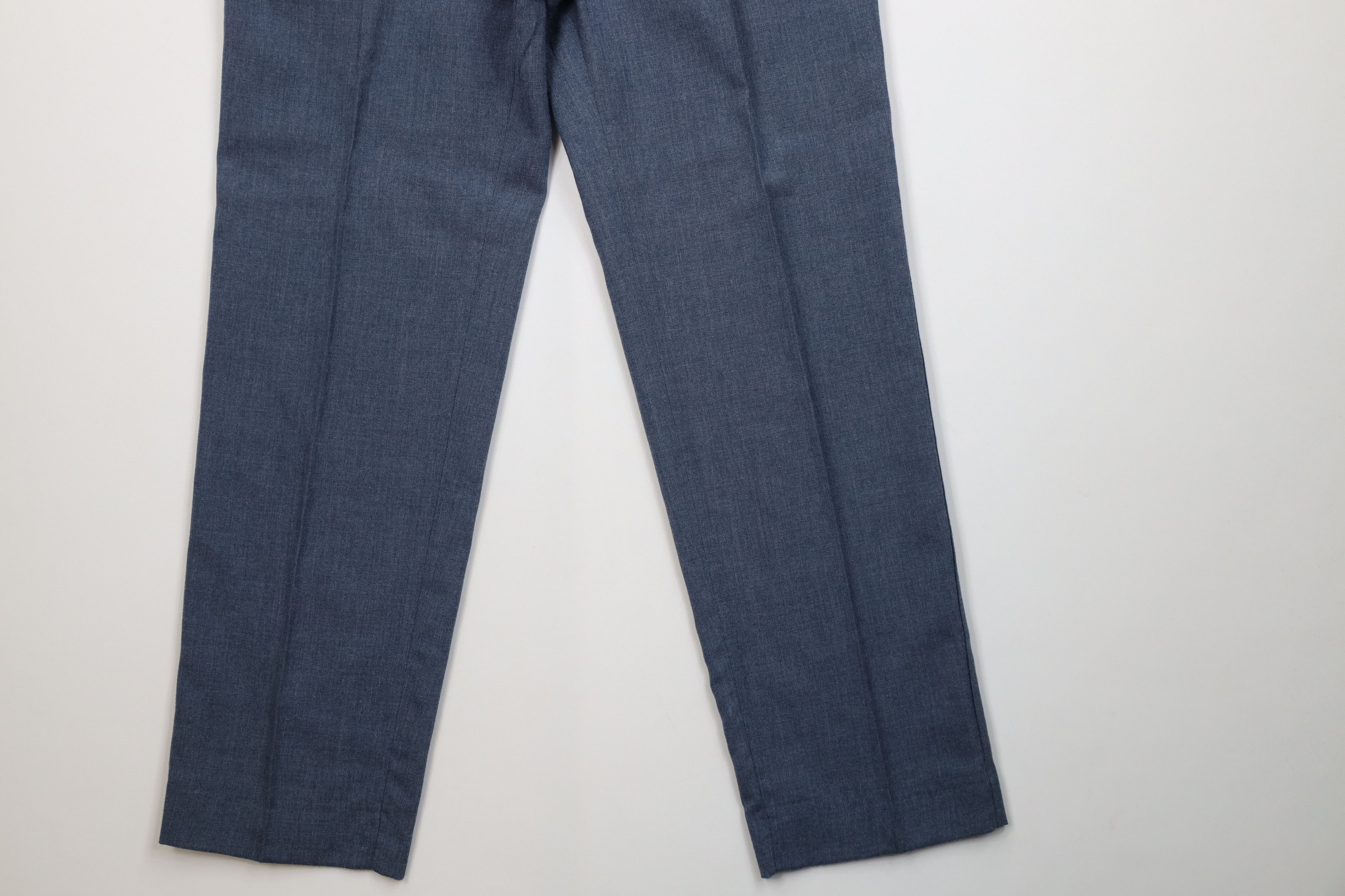 Vintage Vintage 70s Streetwear Lightweight Wool Chambray Pants USA Size US 30 / EU 46 - 4 Thumbnail