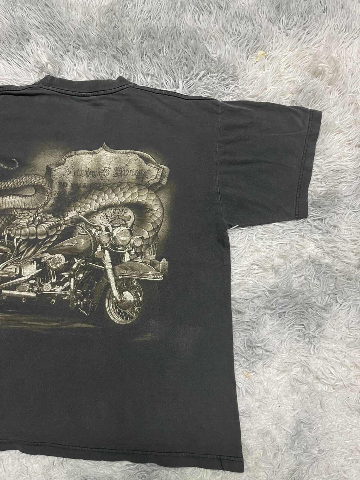 Other 1990s HARLEY DAVIDSON INSPIRED FLYBEANS RARE OVERPRINT SHIRT Size US L / EU 52-54 / 3 - 11 Thumbnail
