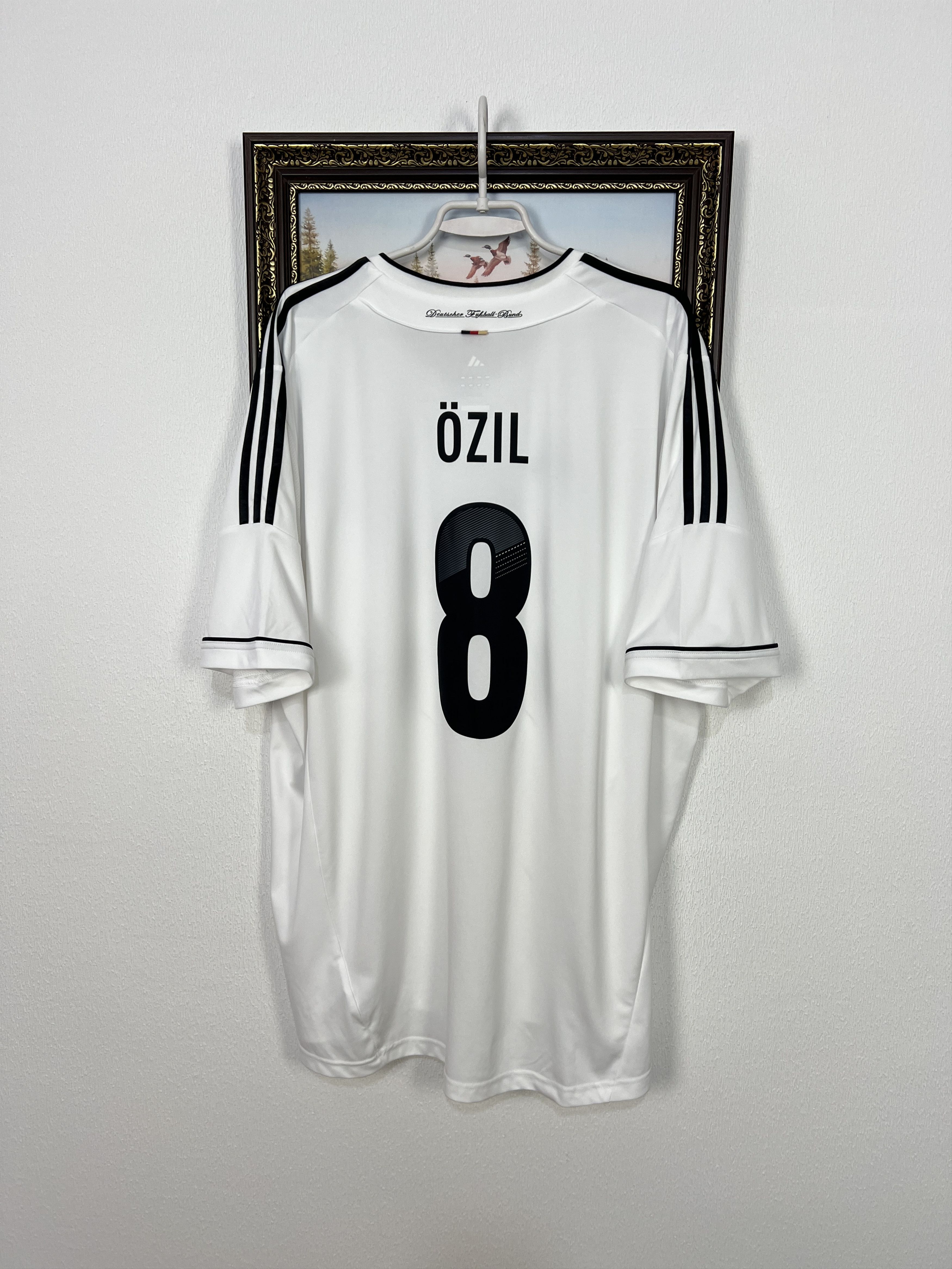 Germany Home football shirt 2012 Soccer #8 Ozil Adidas 3XL