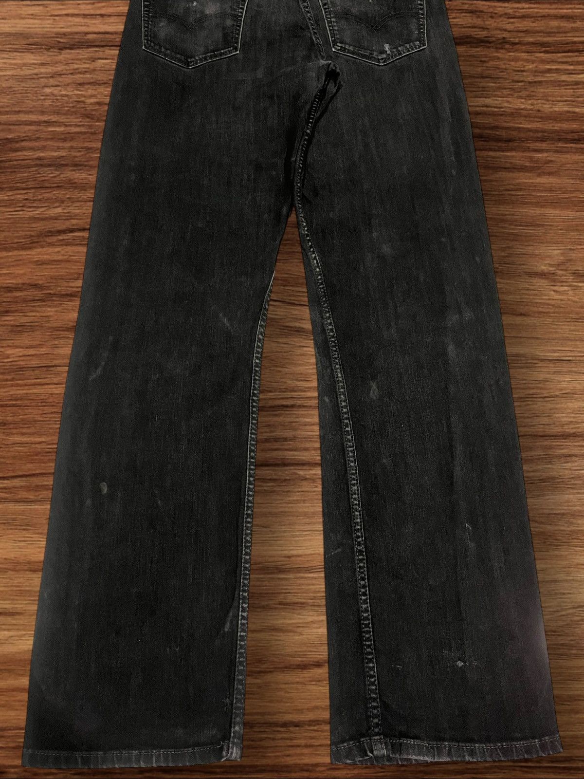 Levi's × Vintage ⚡️Y2K⚡️Vintage Y2K Levi’s 569 Black Faded Washed Grunge Jeans Size US 34 / EU 50 - 12 Thumbnail