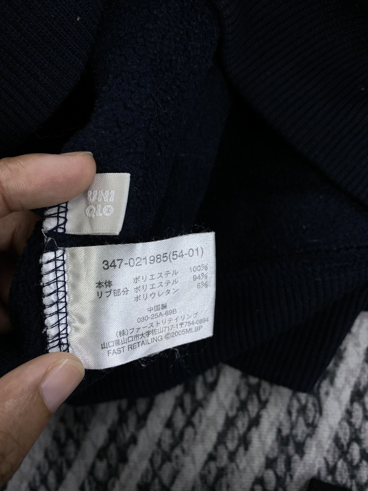 Uniqlo Vtg Uniqlo Yankees New York Navy Halfzip Fleece Sweatshirt Size US XL / EU 56 / 4 - 10 Thumbnail
