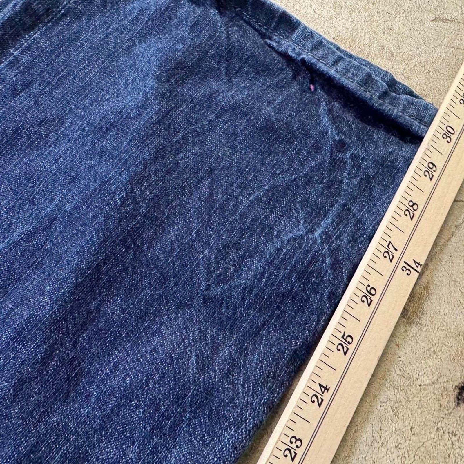 Sean John Vintage 2000s Y2K Sean John dark wash baggy jeans 38x32 wide Size US 38 / EU 54 - 5 Thumbnail