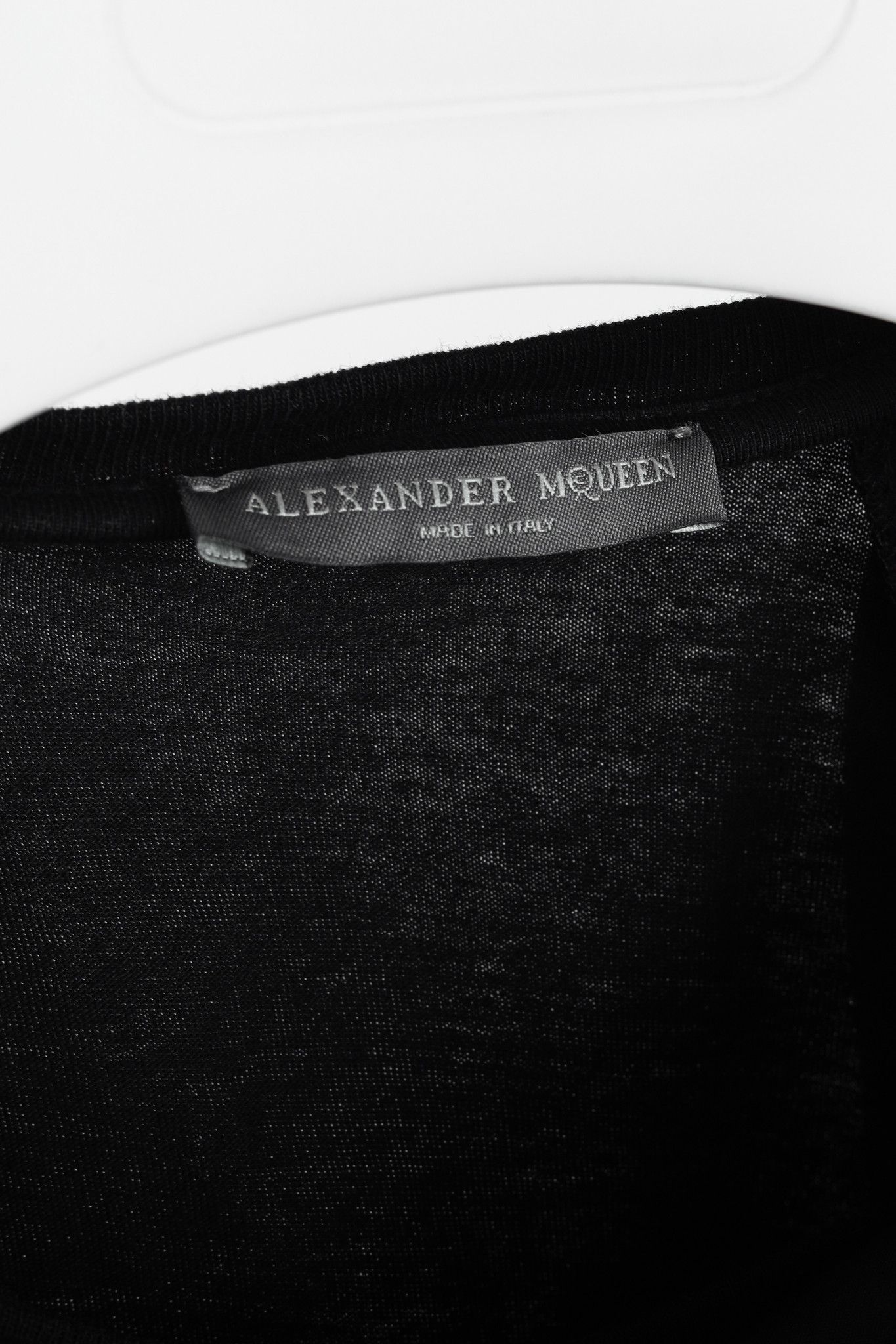 Alexander McQueen Alexander McQueen Black Cotton Poplin & Jersey Ruffle Tee Size XS / US 0-2 / IT 36-38 - 4 Thumbnail