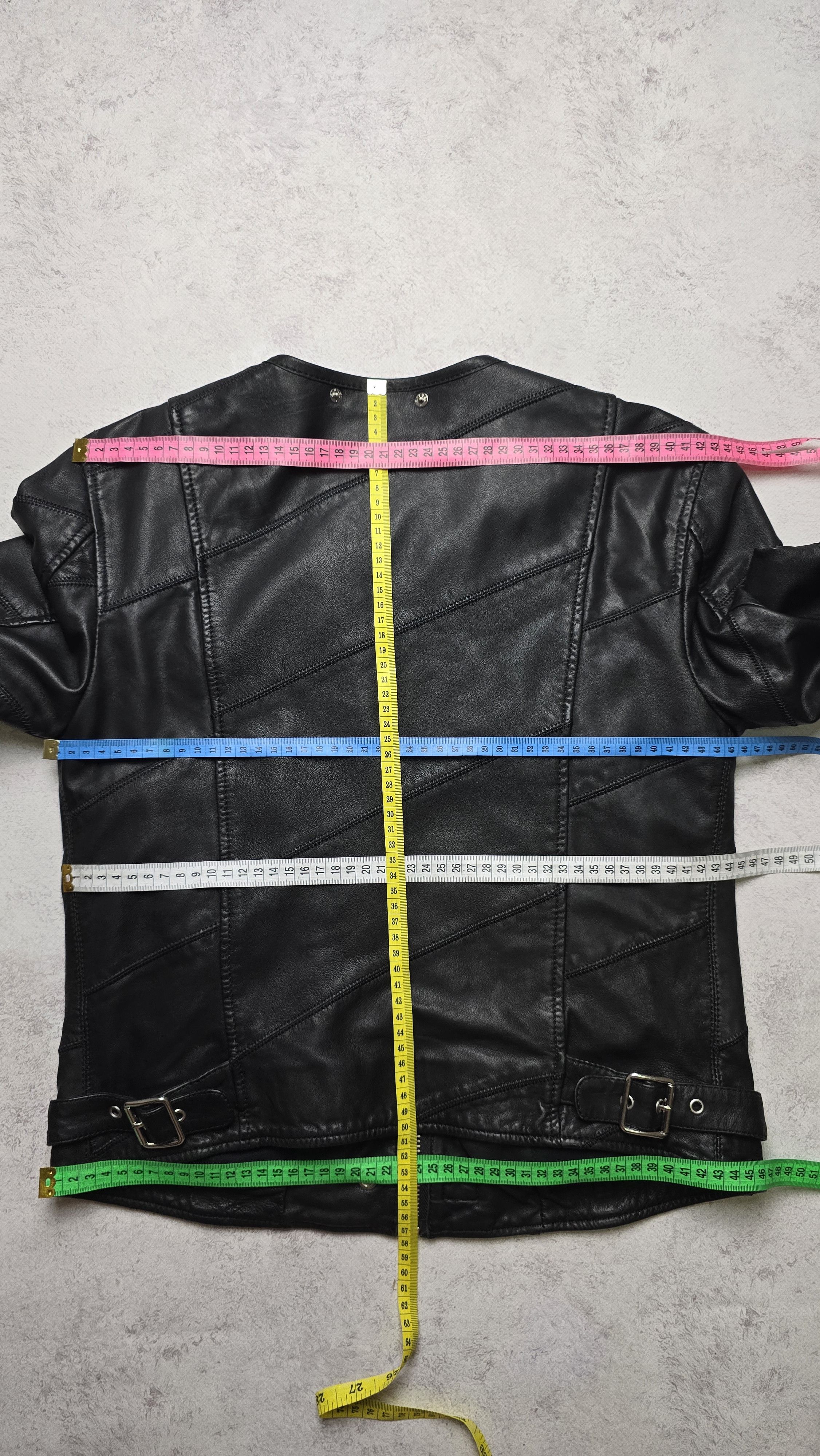 Diesel L-ARENA-A Flight Bomber motorcycle Leather Black Jacket Size M / US 6-8 / IT 42-44 - 3 Thumbnail