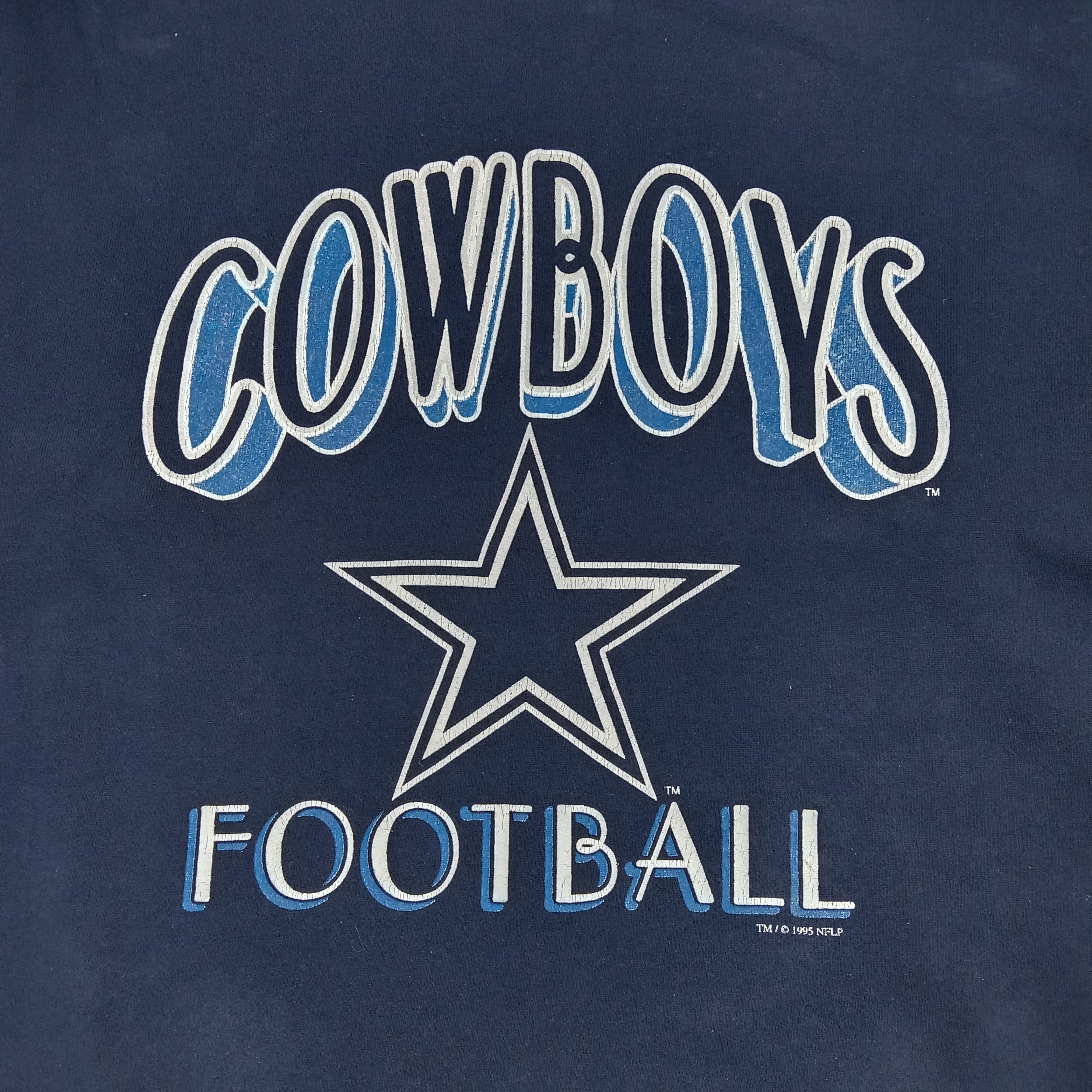 Vintage 90's Dallas Cowboys Football Team Sweatshirt C290N9 Size US M / EU 48-50 / 2 - 2 Thumbnail