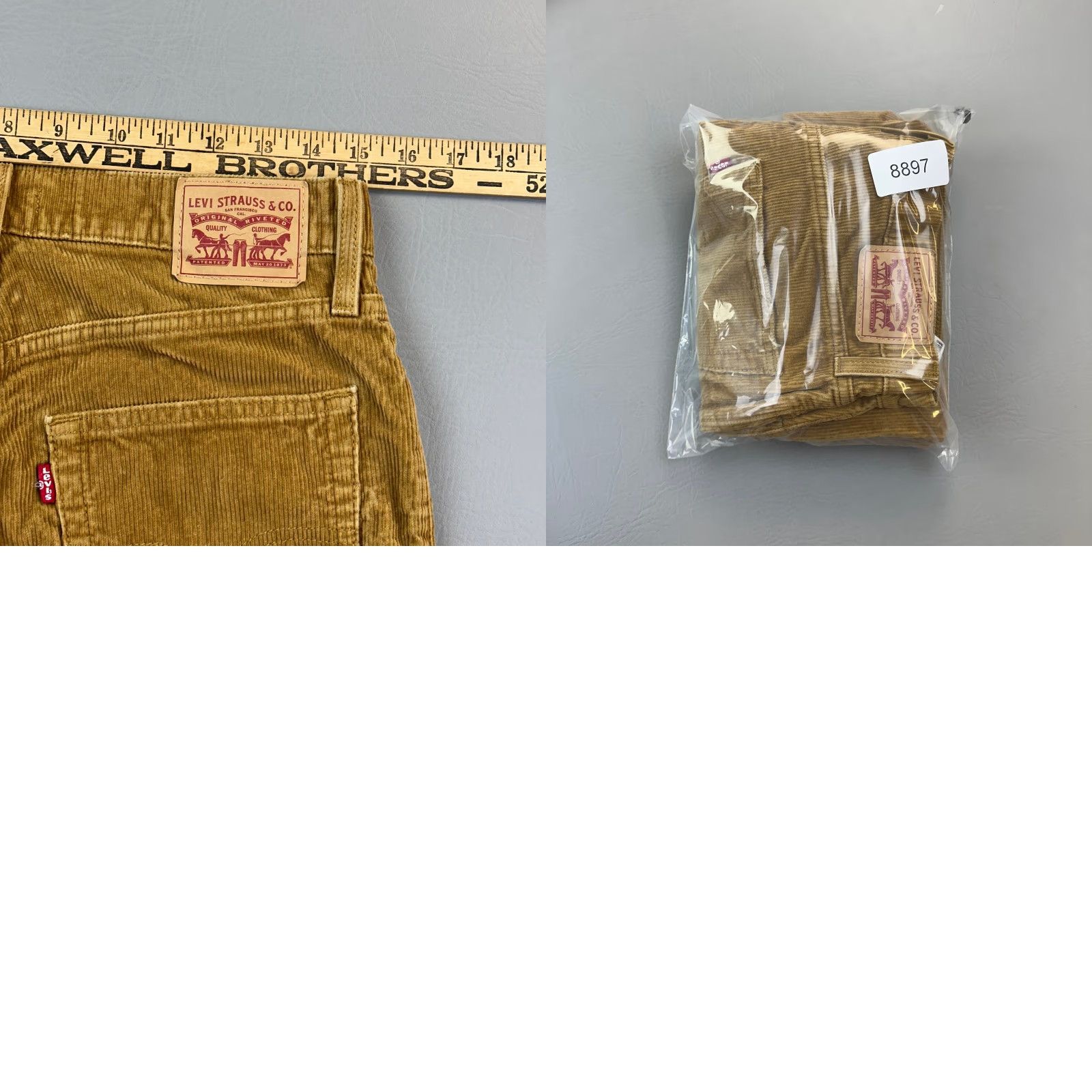Levi's VINTAGE Levi's Pants Baggy 1990s 90s Corduroy Brown Relaxed Straight Women's 28 30x31 Chino Logo Pockets Retro Casual Workwear Ocean? Size 28" / US 6 / IT 42 - 9 Thumbnail