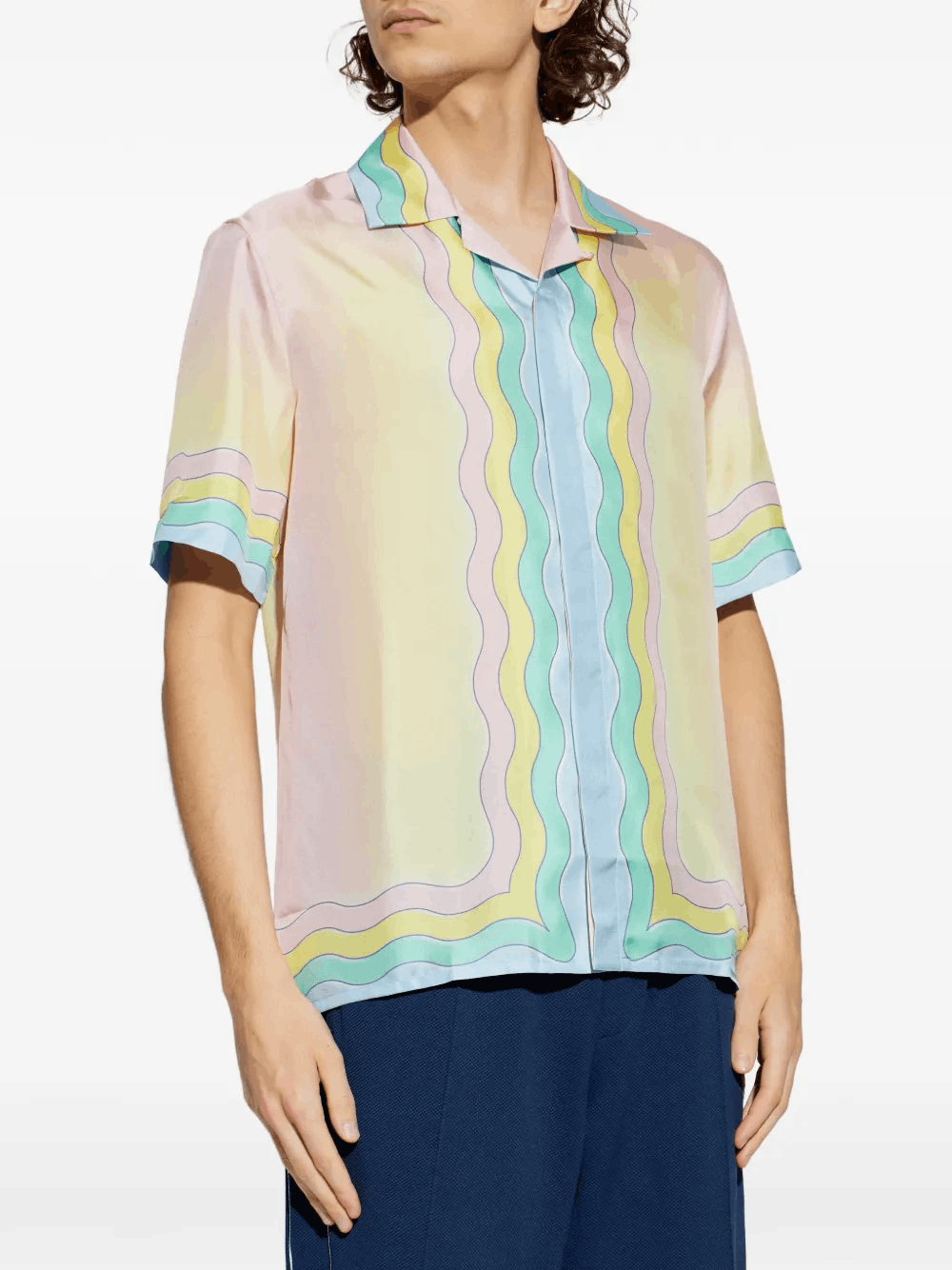Other Wave Print Shirt Size US M / EU 48-50 / 2 - 2 Thumbnail