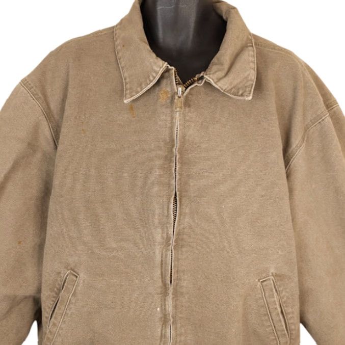 Carhartt VINTAGE Carhartt Work Jacket Mens Size 2XL Beige Y2K J102 DES Santa Fe Desert Jacket Size US XXL / EU 58 / 5 - 2 Thumbnail